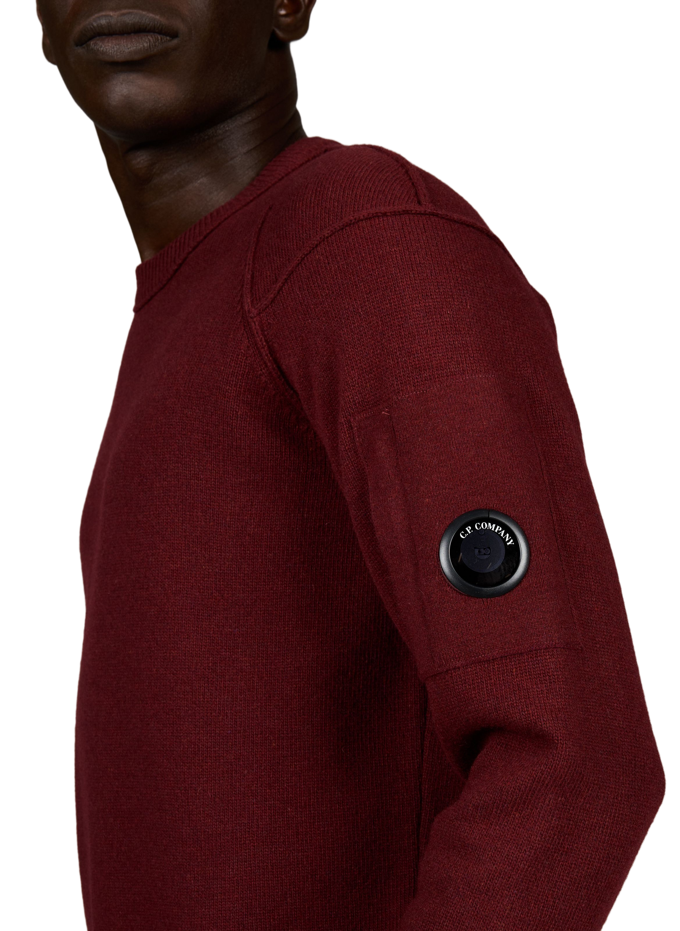 Pantaloni dritti in misto lana CP COMPANY Rosso