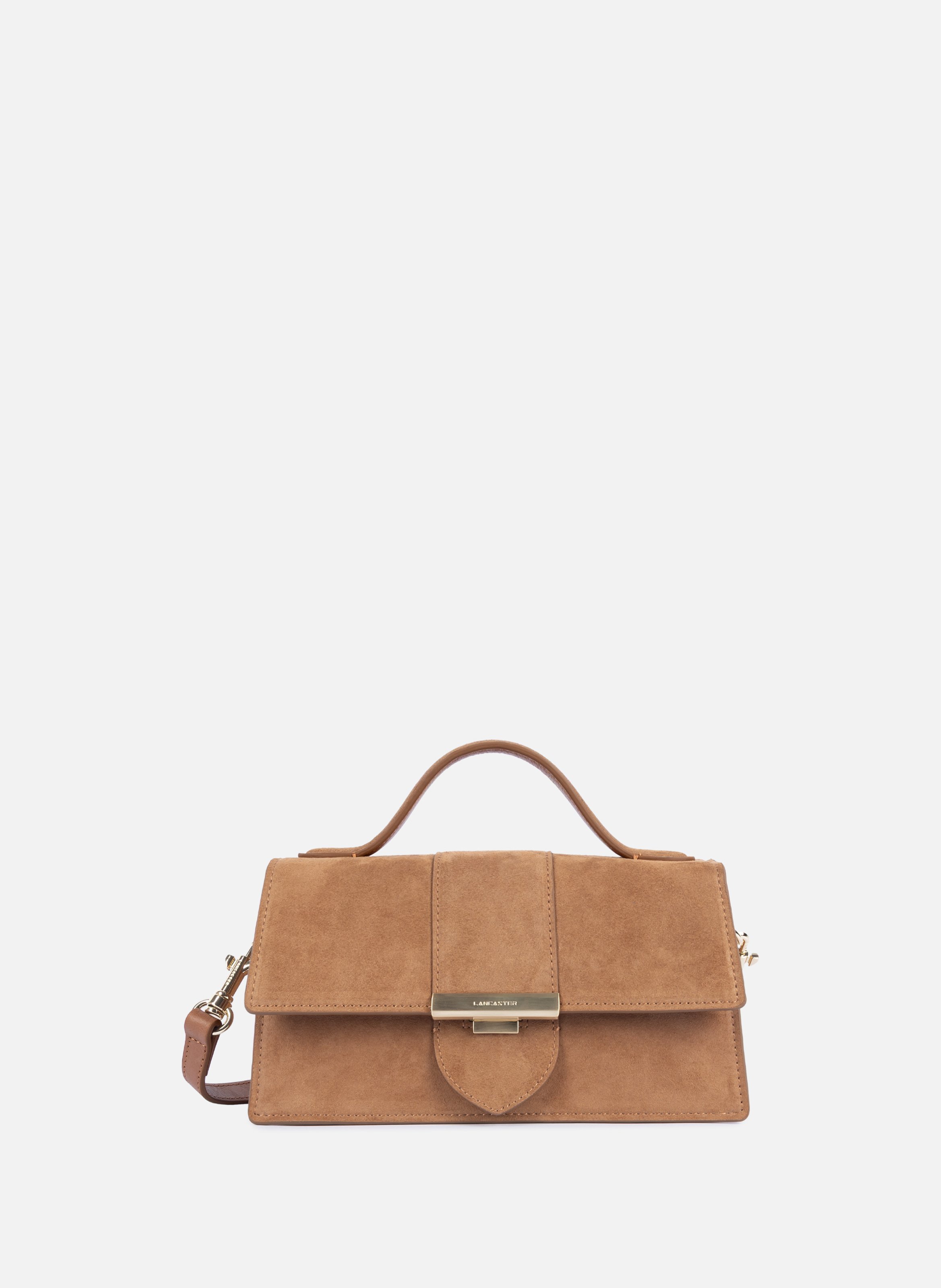 Sac à main - suède ily LANCASTER Marron