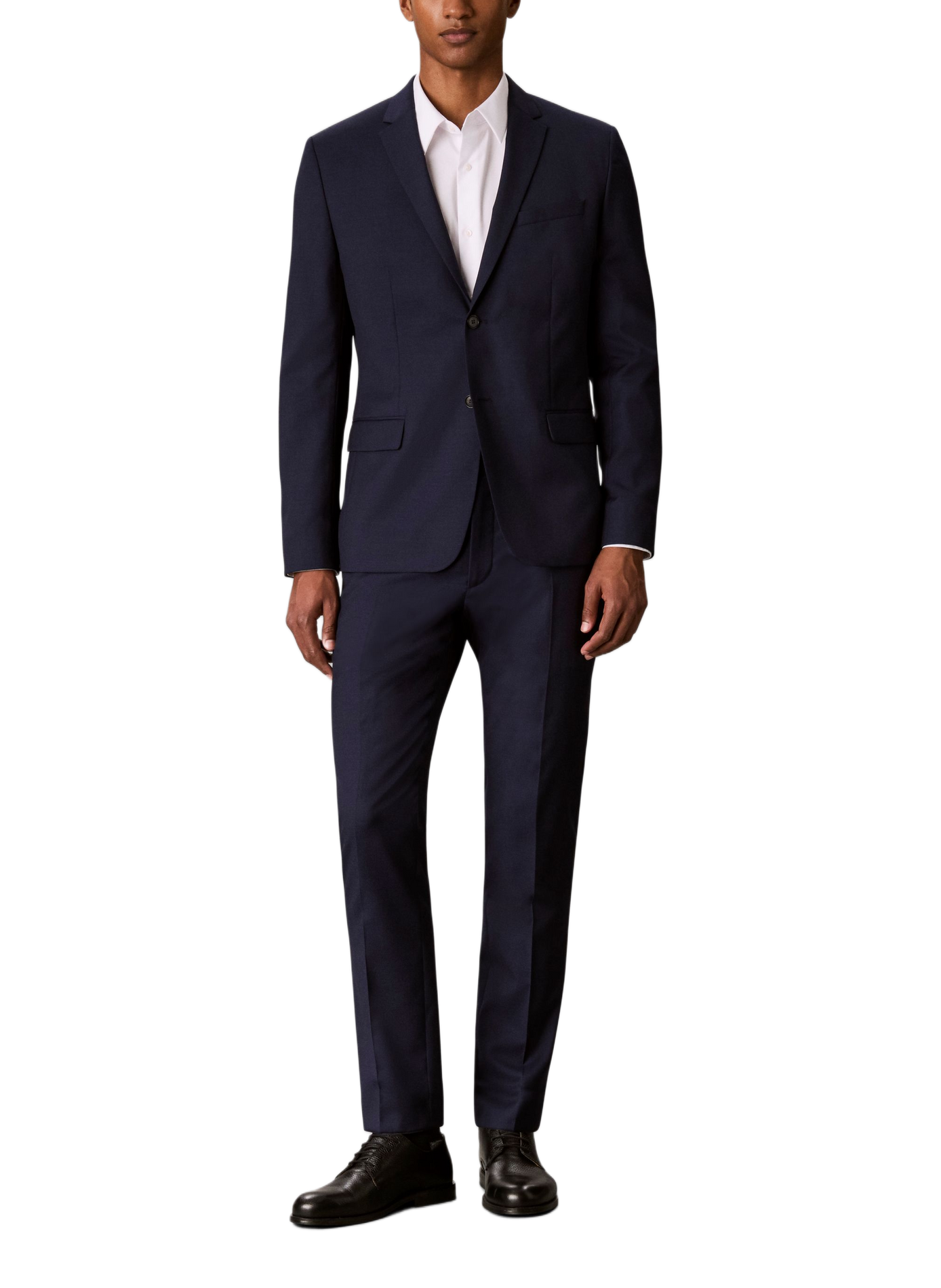 Gerader Wollblazer CALVIN KLEIN Blau