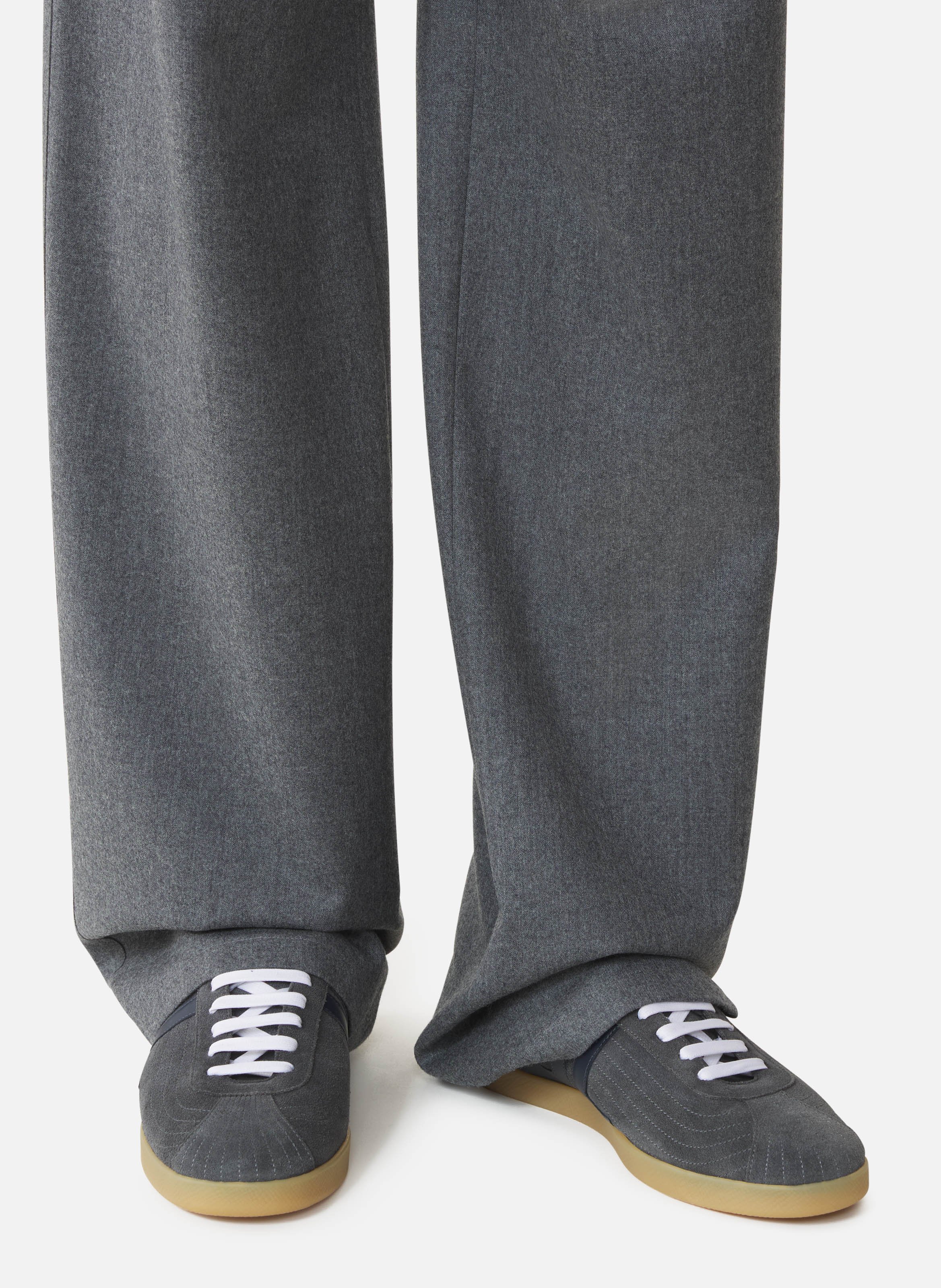 Sneakers glen 2.0 en cuir LANVIN Gris