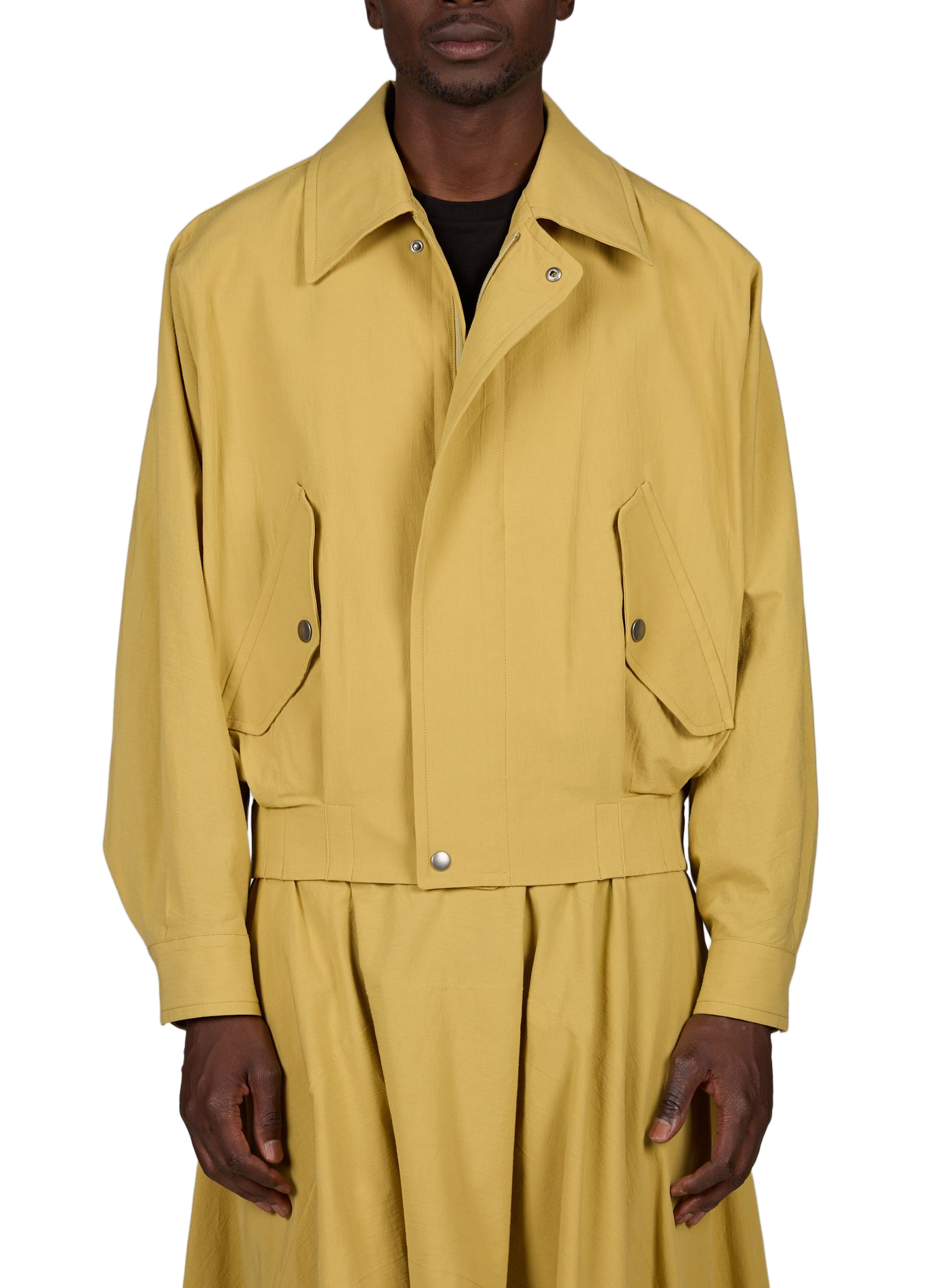 Cotton Reversible Jacket ISSEY MIYAKE Beige