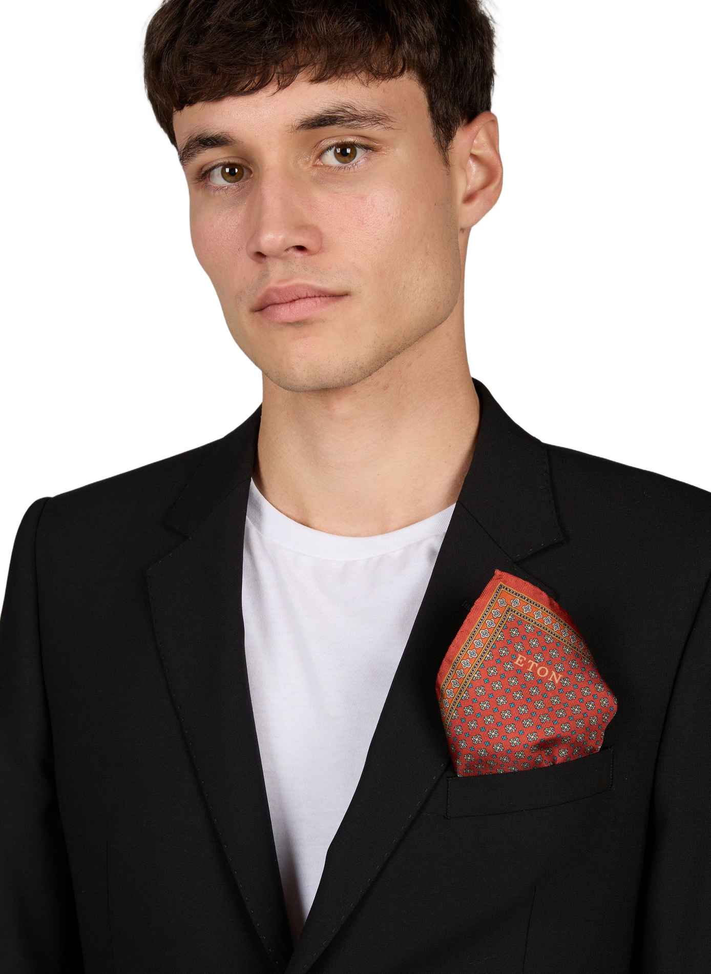 Seidentasche mit Druck ETON Rot