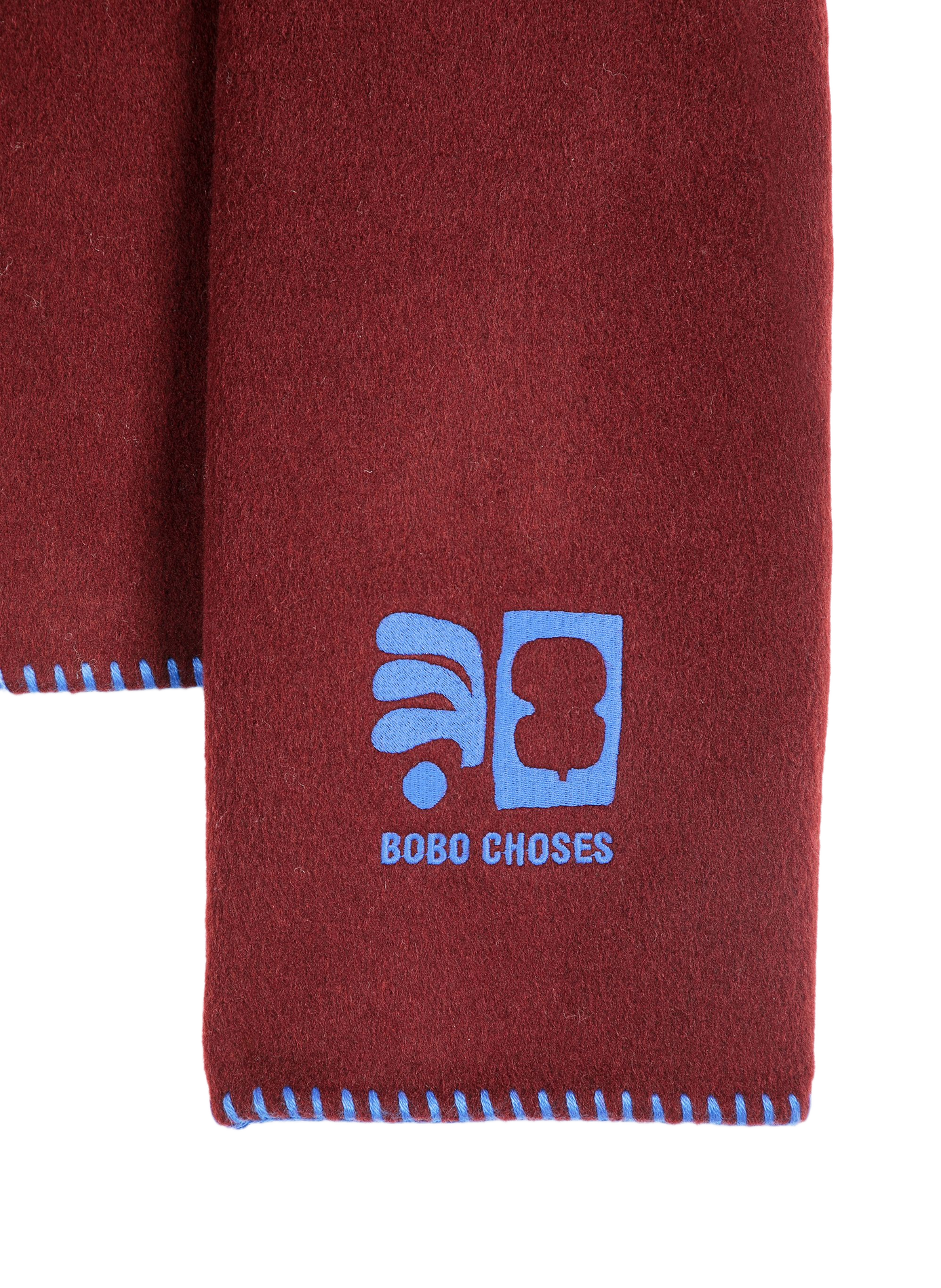 Veste droite unie en laine mélangée BOBO CHOSES Red