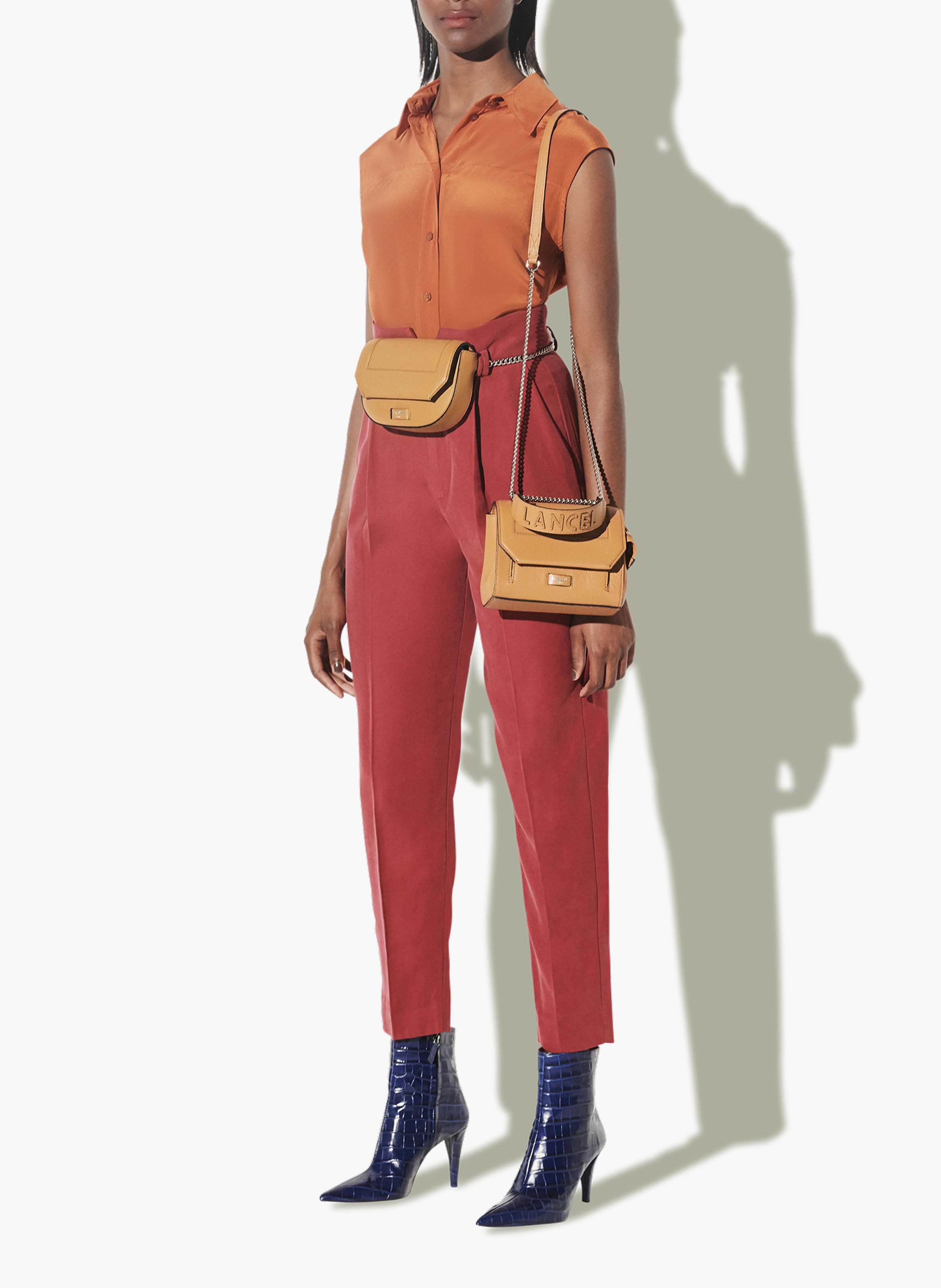 Sac rabat s ninon de lancel en cuir | Marron LANCEL Femme