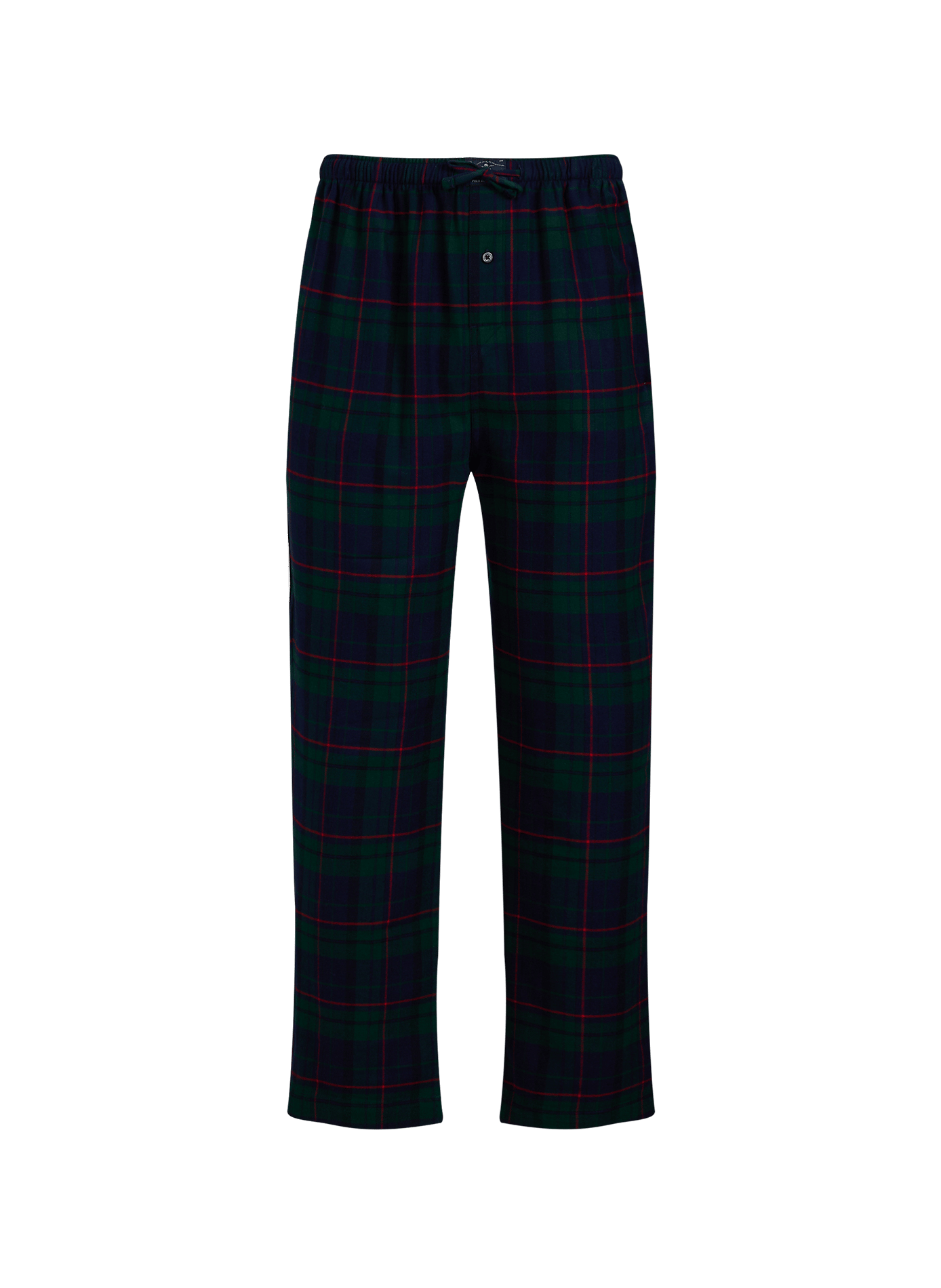 Pantalon de pyjama à carreaux en coton  Green blu