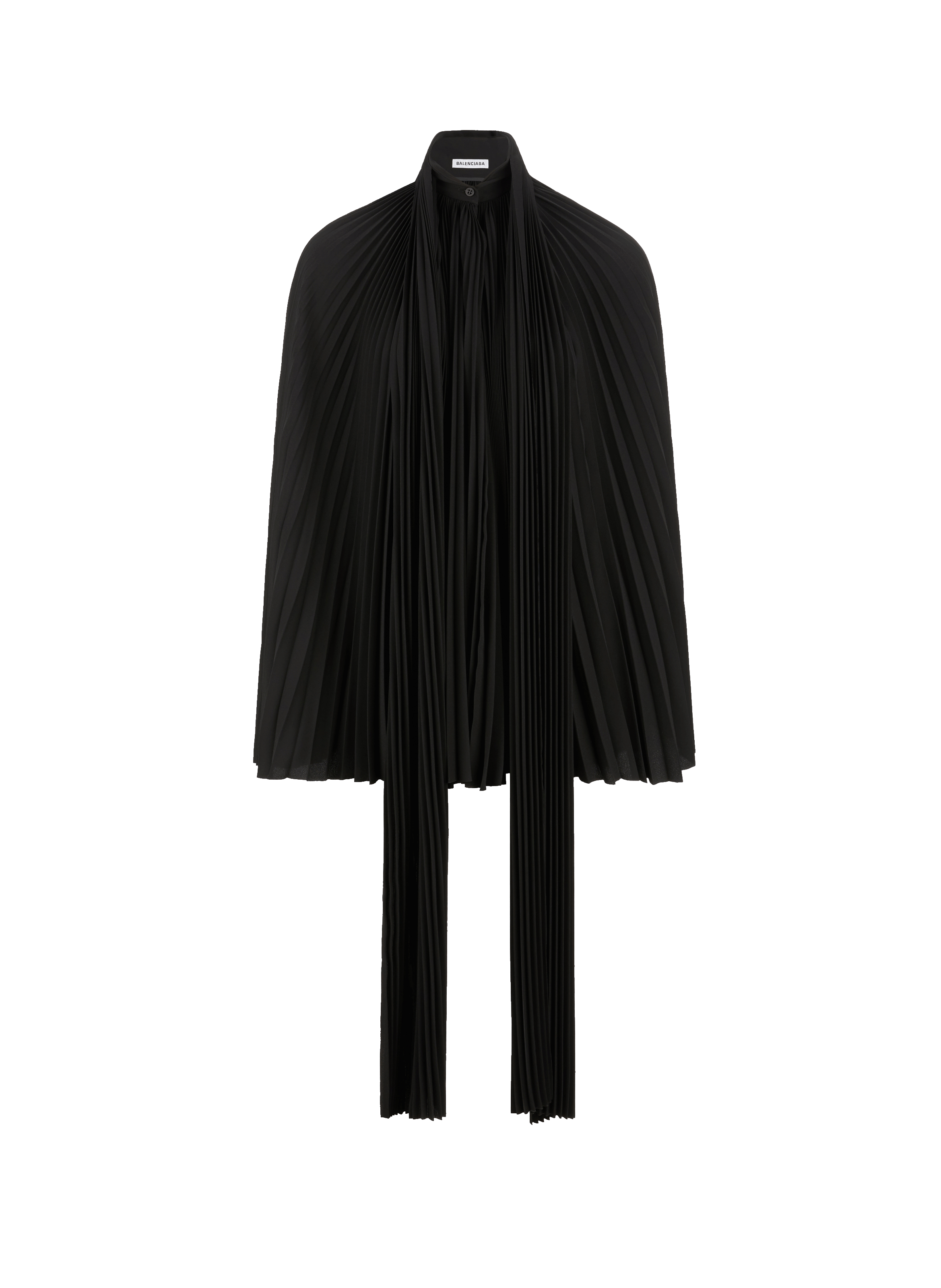 Blouse Pleated Scarf