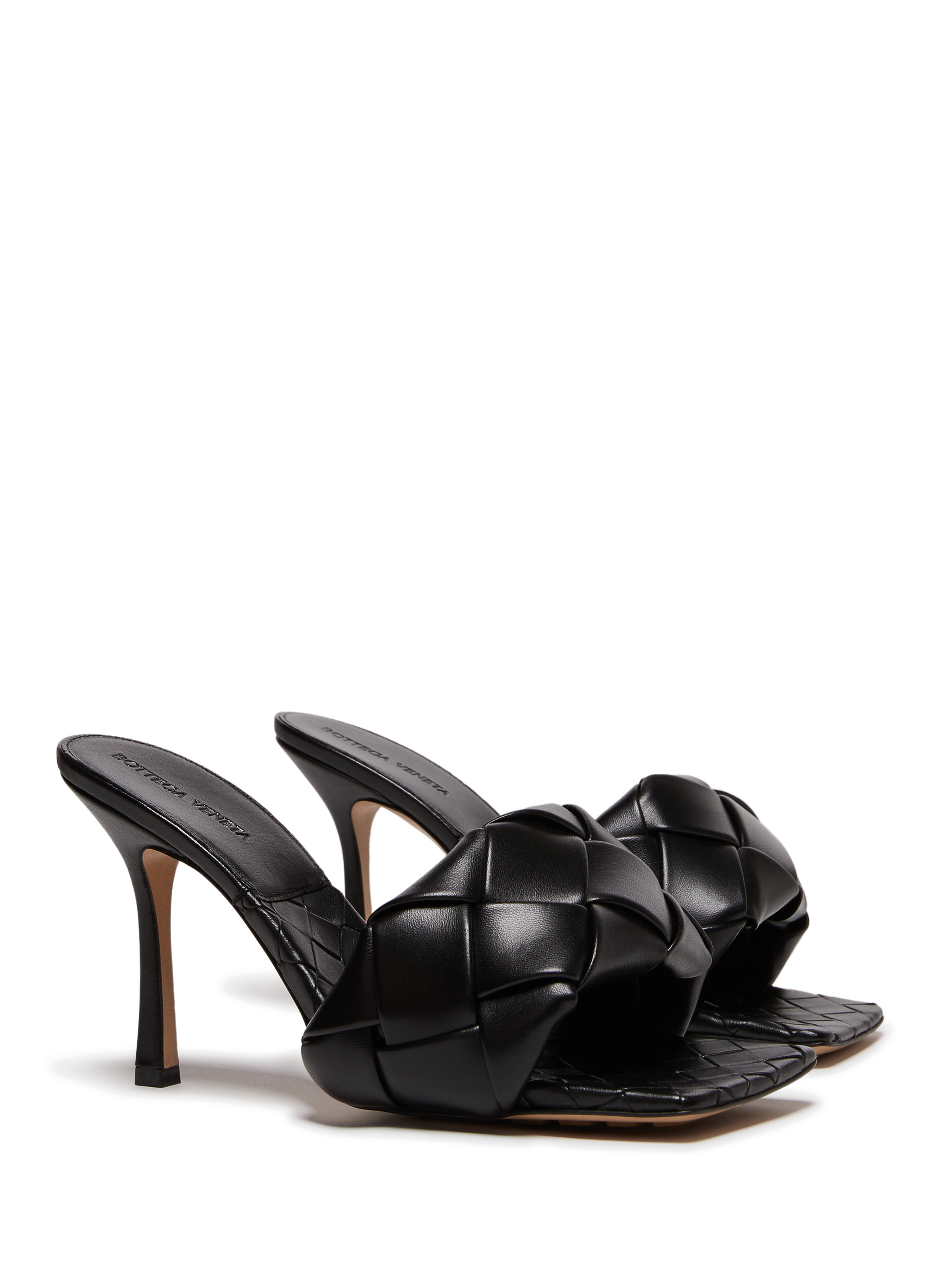 Mules BV Lido en cuir  BOTTEGA VENETA Noir