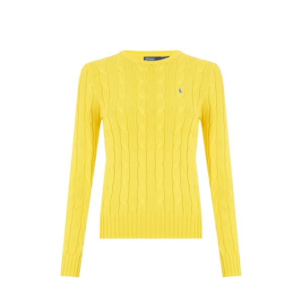 Pull en maille torsadée de coton