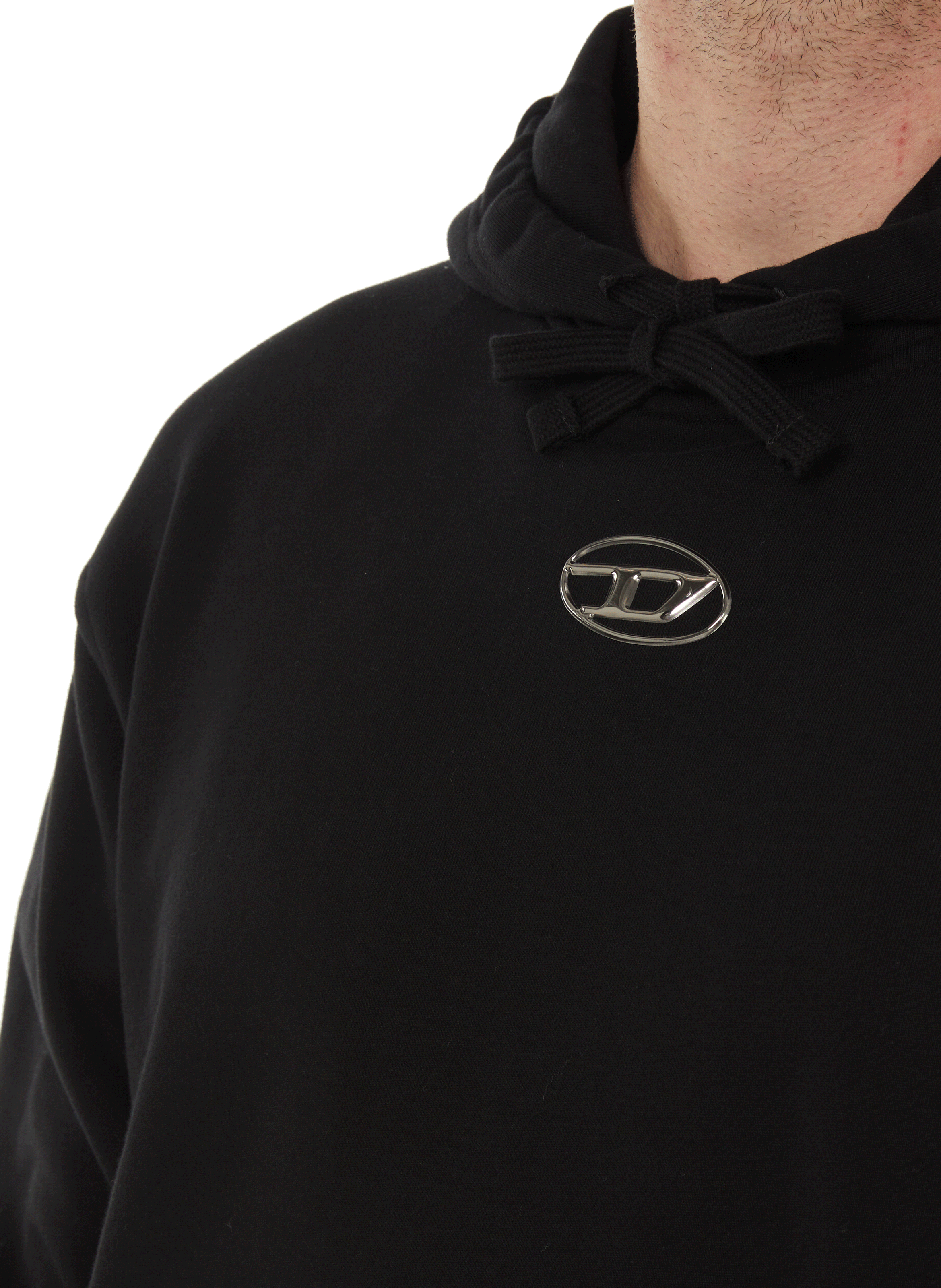 Hoodie en coton  DIESEL Noir