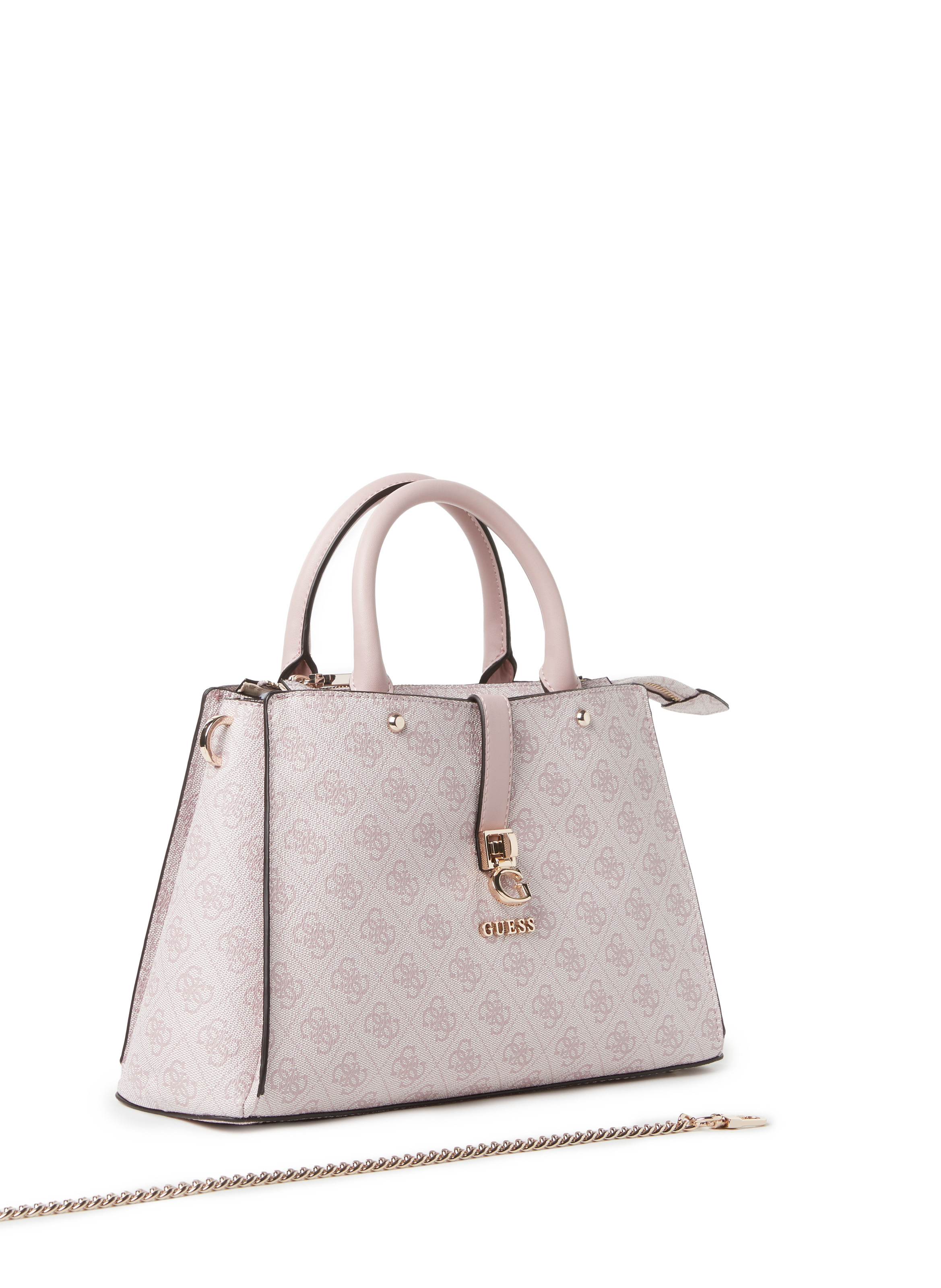 Monogram handbag GUESS Pink