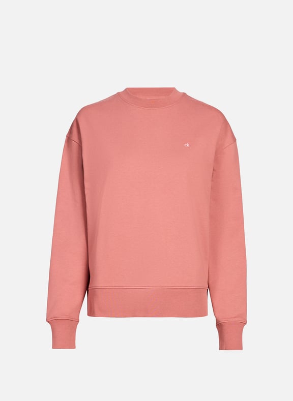Sweatshirt en coton Rose by CALVIN KLEIN CALVIN KLEIN Sweatshirt en coton Rose