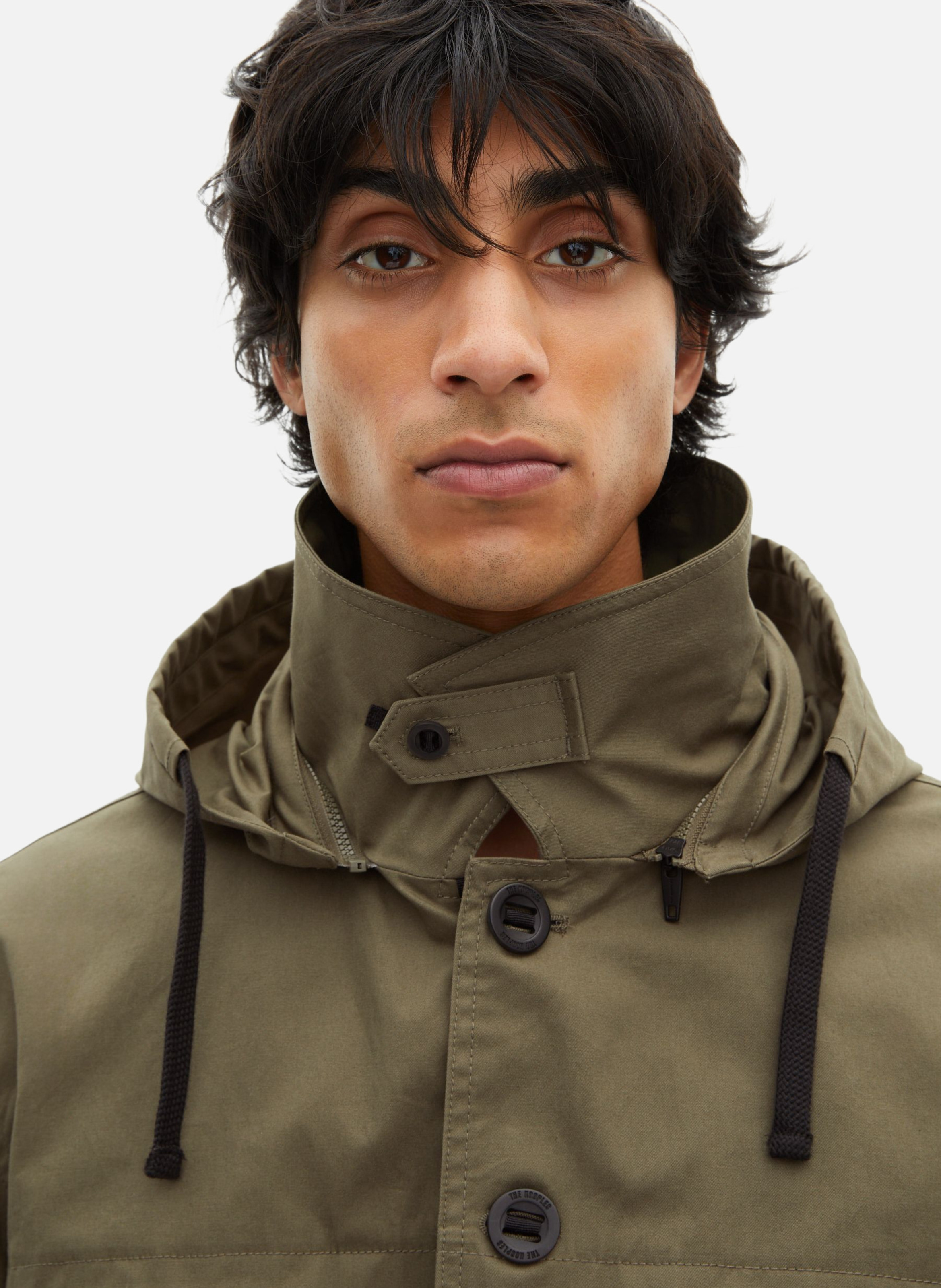 Parka courte à capuche THE KOOPLES Vert