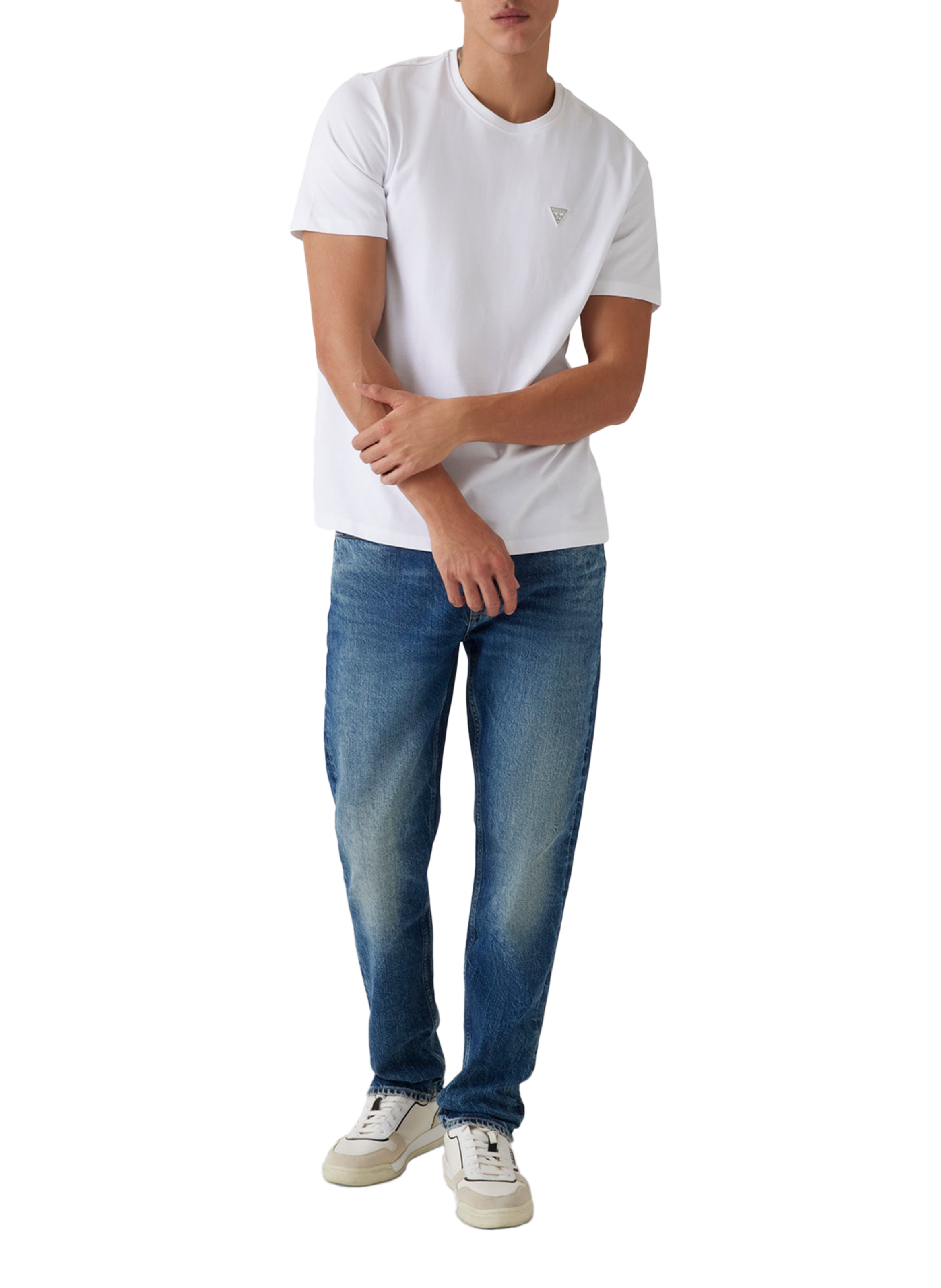 Cotton Logo T-shirt GUESS White