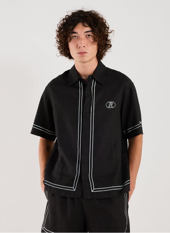 Short-sleeved shirt Black by REPRESENT REPRESENT Short-sleeved shirt Black
