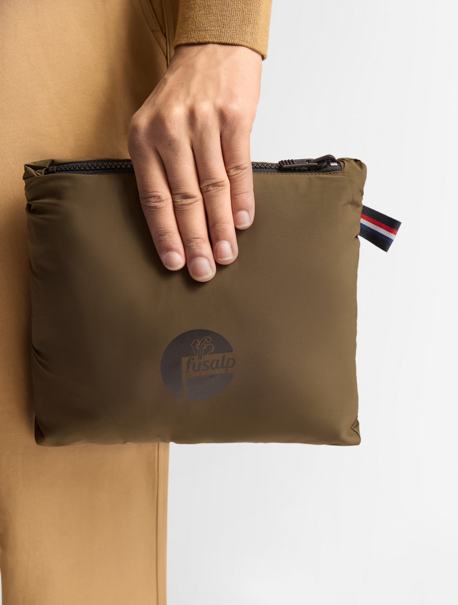 Doudoune sans manches gorvone col montant coupe regular FUSALP Marron