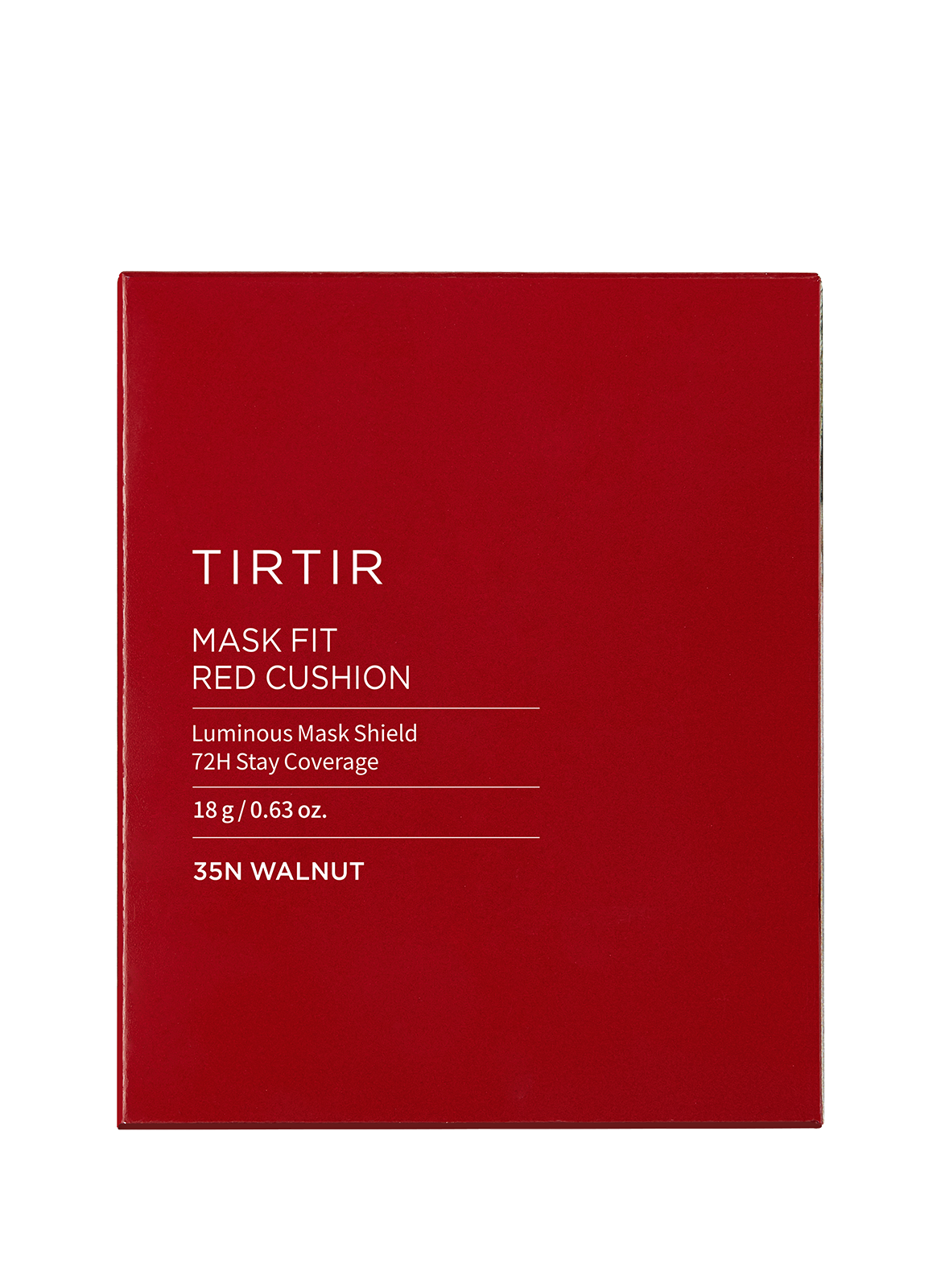 Red Cushion Face Mask Walnut