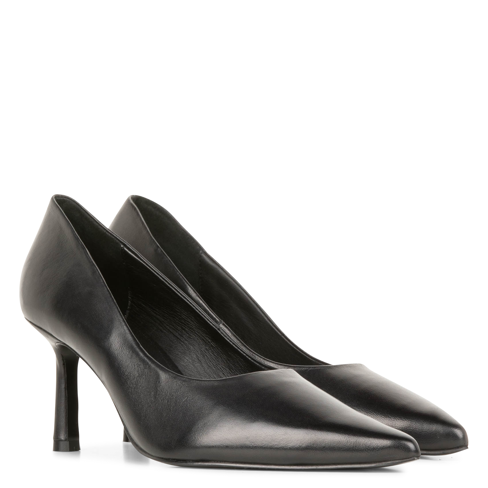 Escarpins en cuir IKKS Noir