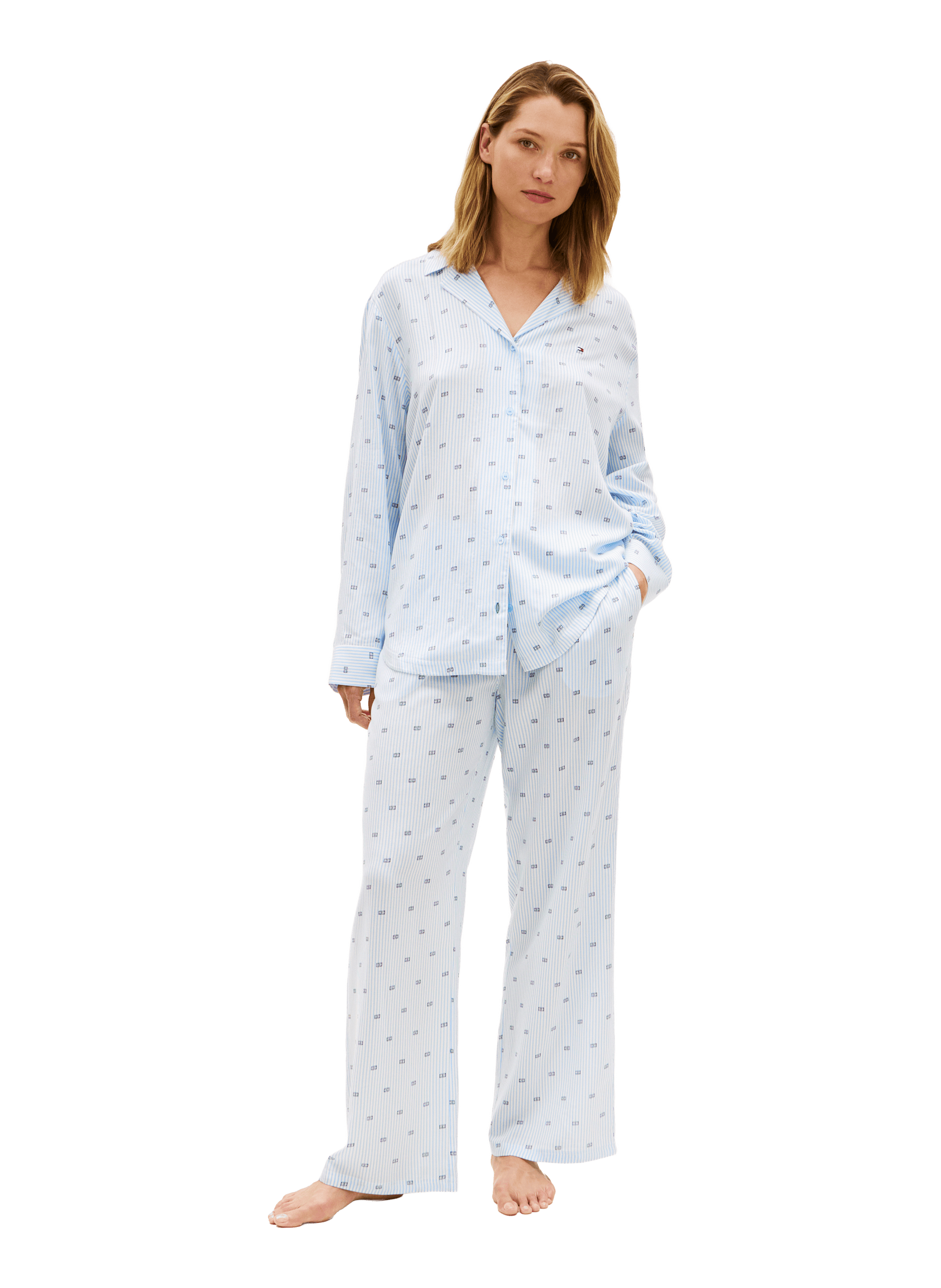 Printed pajama pants TOMMY HILFIGER Blue