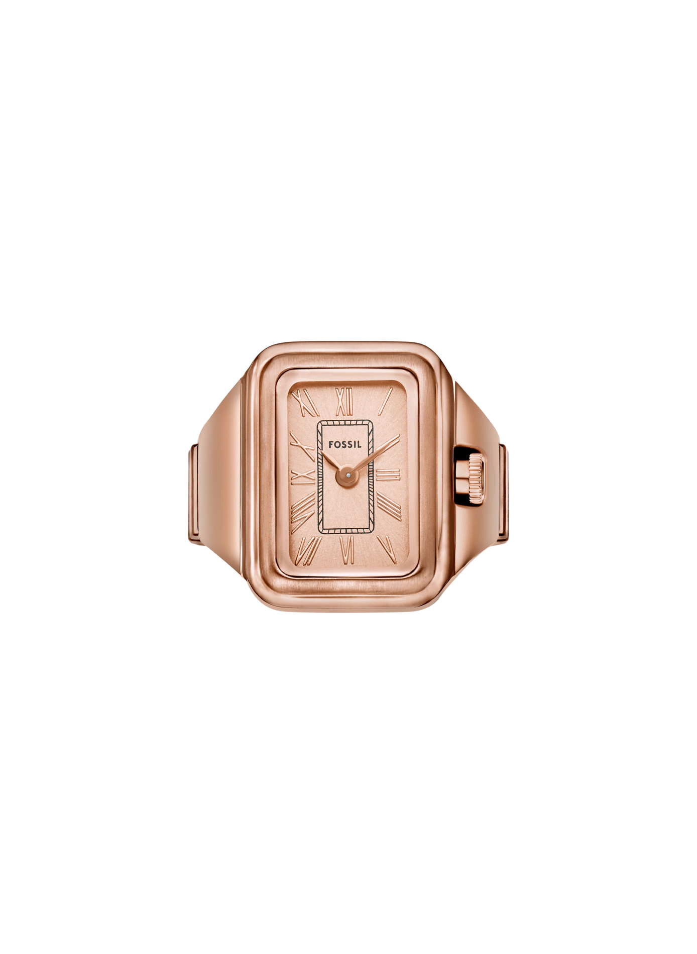 Montre quartz bague en acier FOSSIL Rose