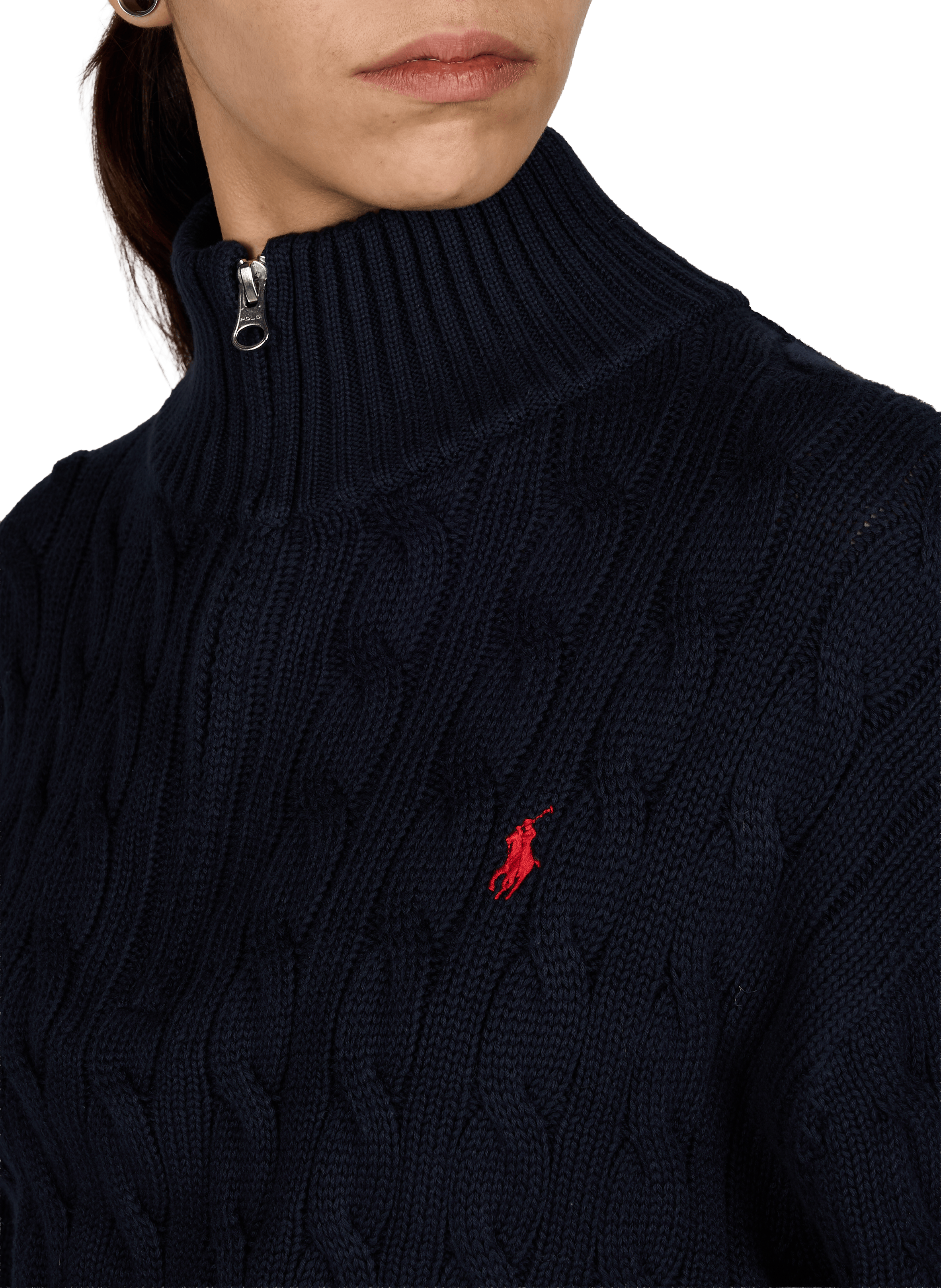 Cotton high-neck jumper POLO RALPH LAUREN Blue