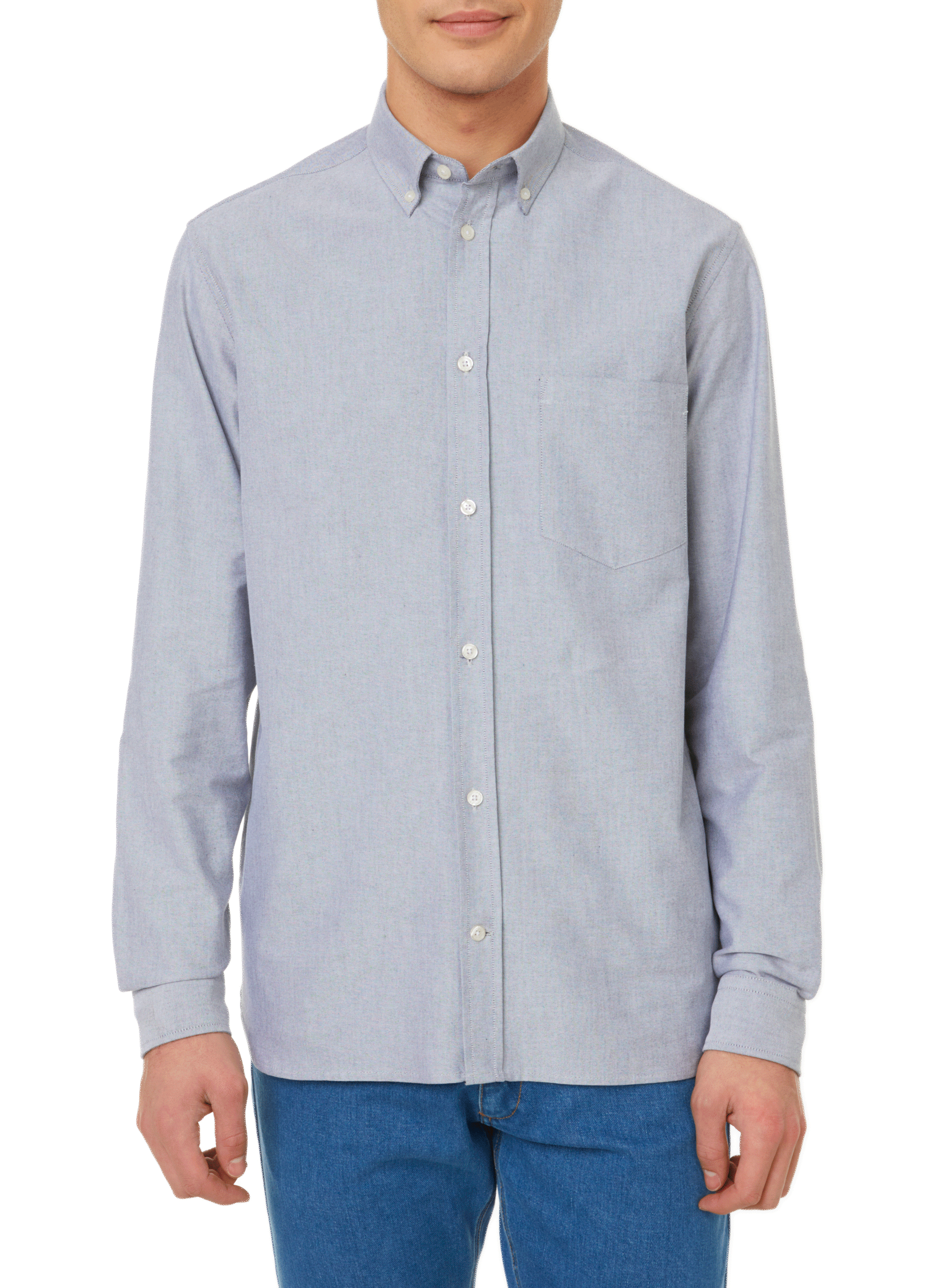 Cotton shirt SAISON 1865 Grey