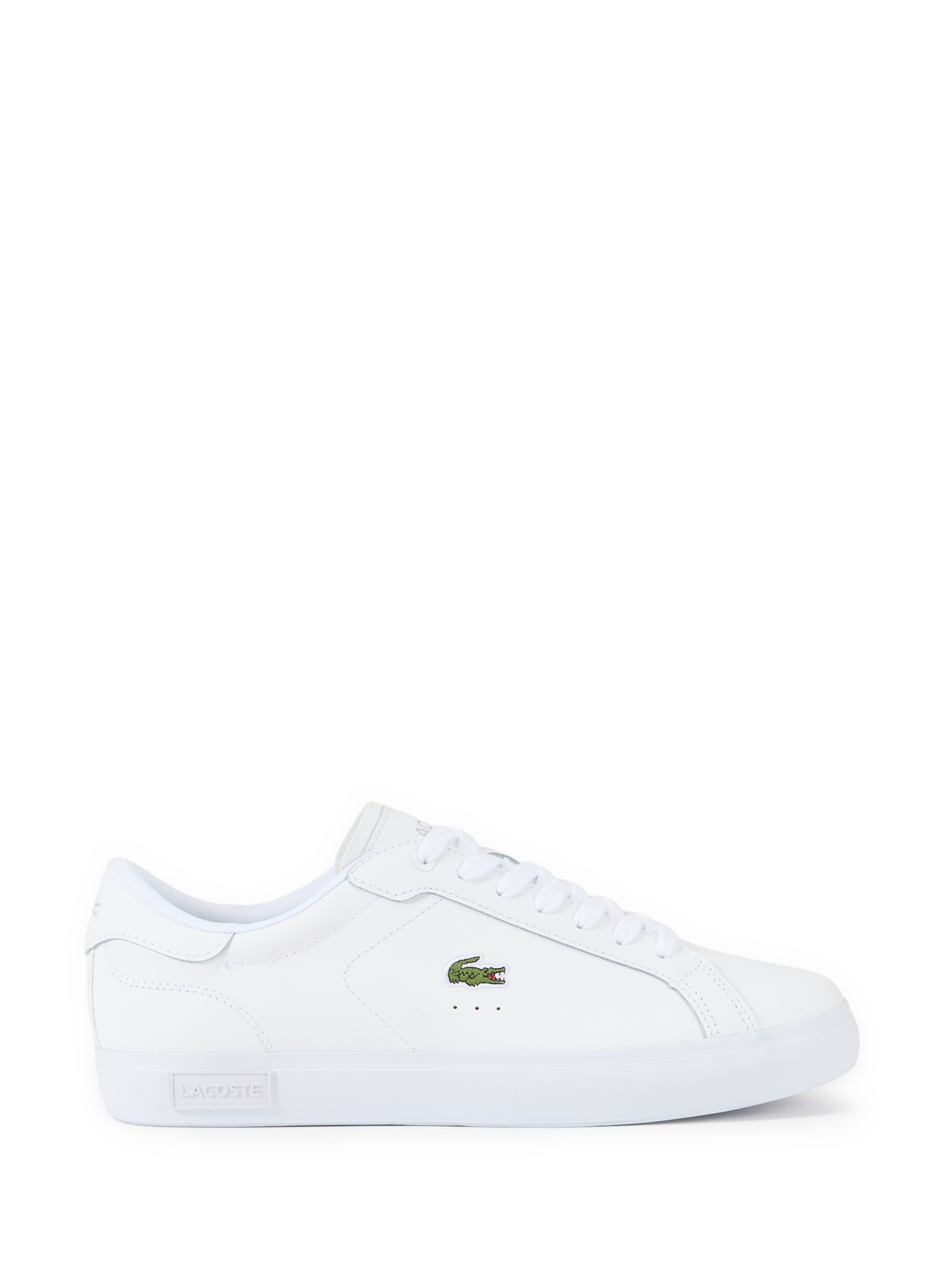 Sneakers Powercourt in mixed leather LACOSTE White