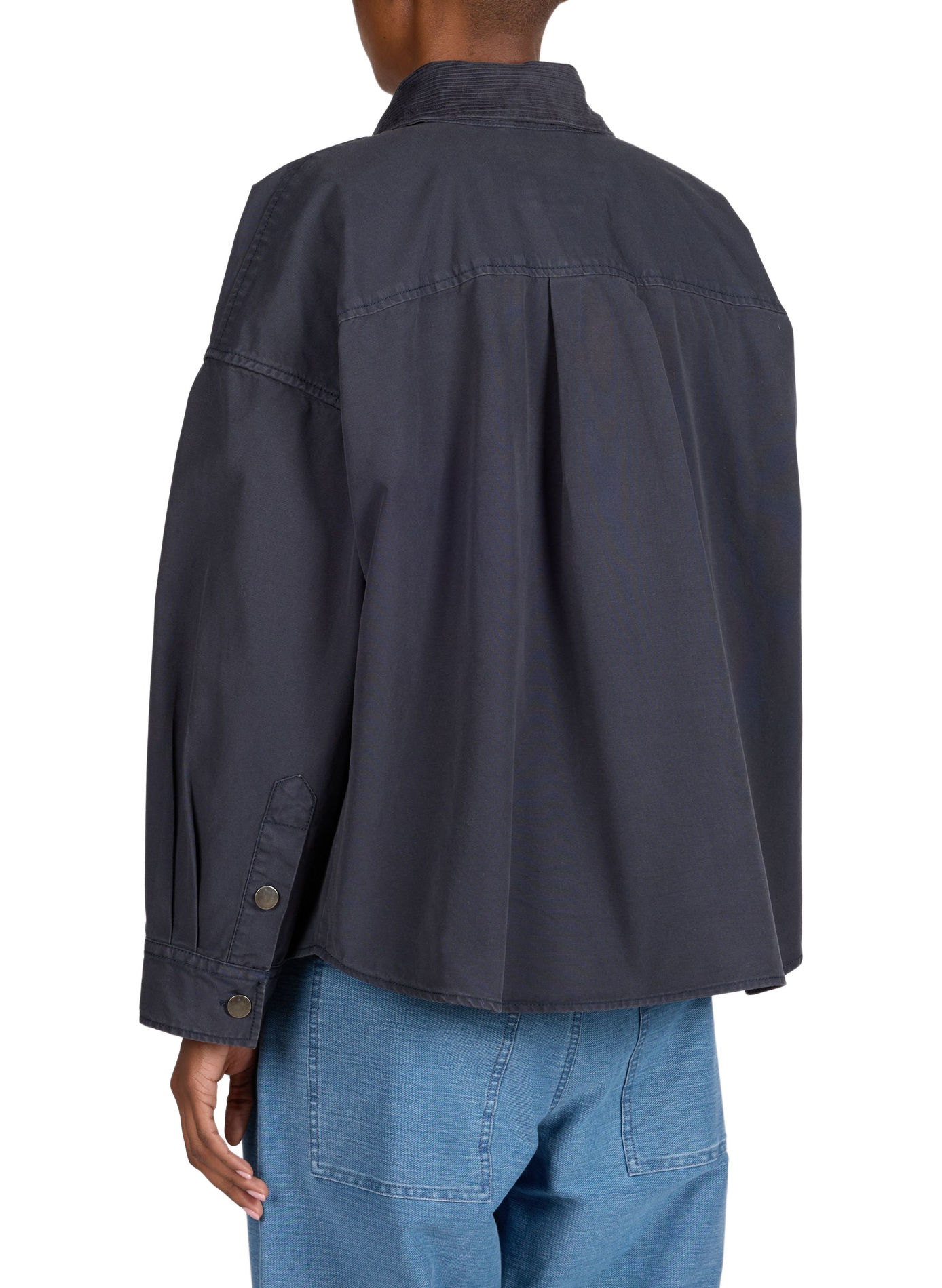 Casual cotton overshirt Wandy BELLEROSE Blue