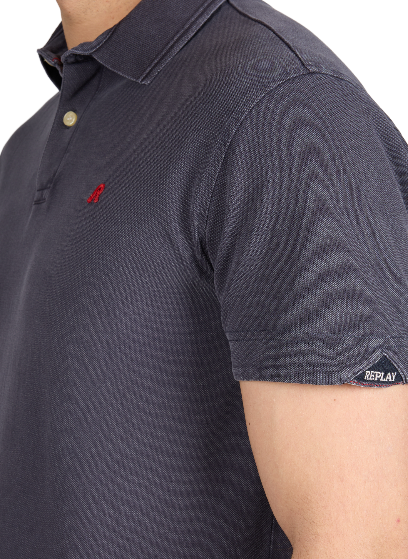 Polo manches courtes en coton  REPLAY Bleu