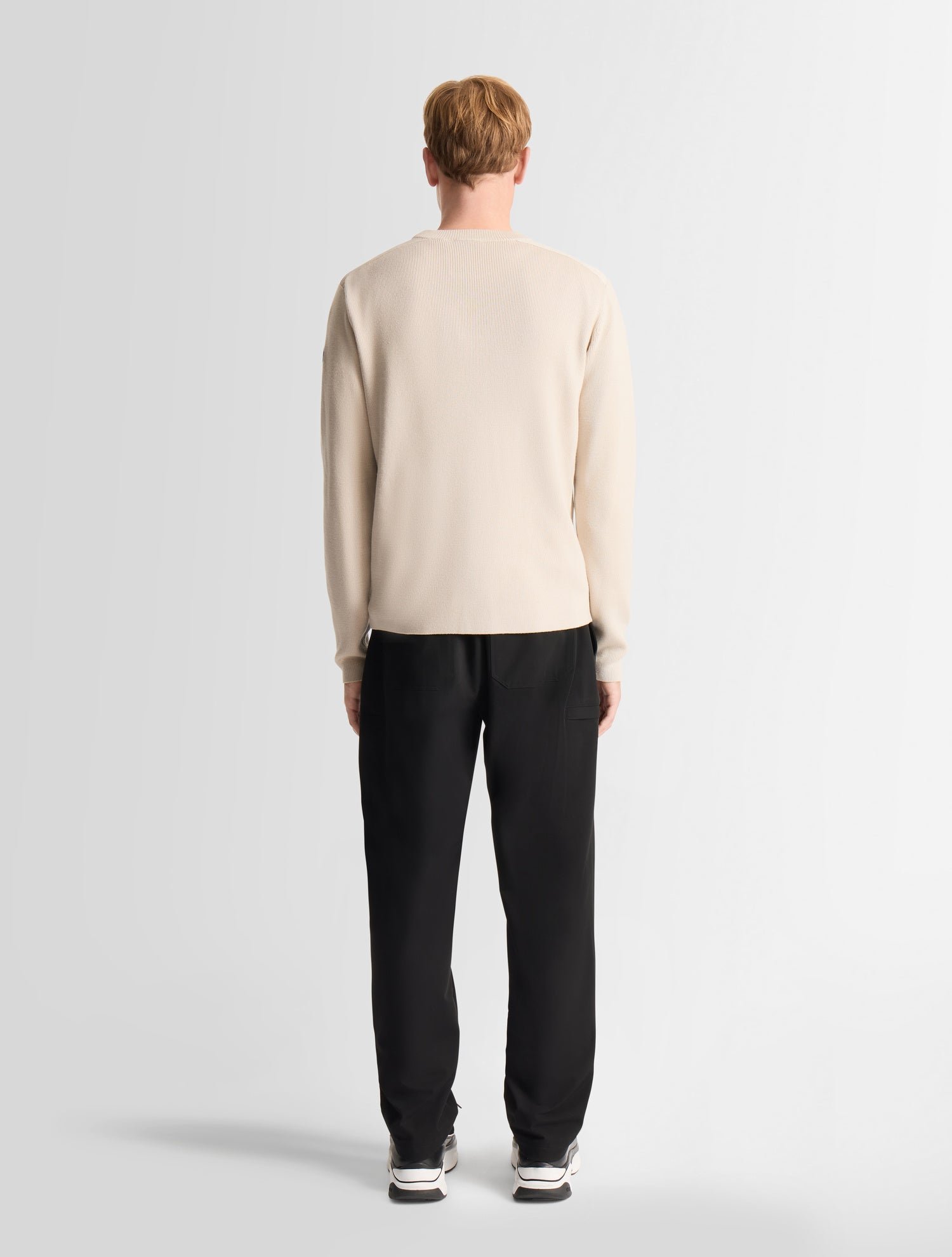 Pull tevan col rond coupe regular FUSALP Blanc