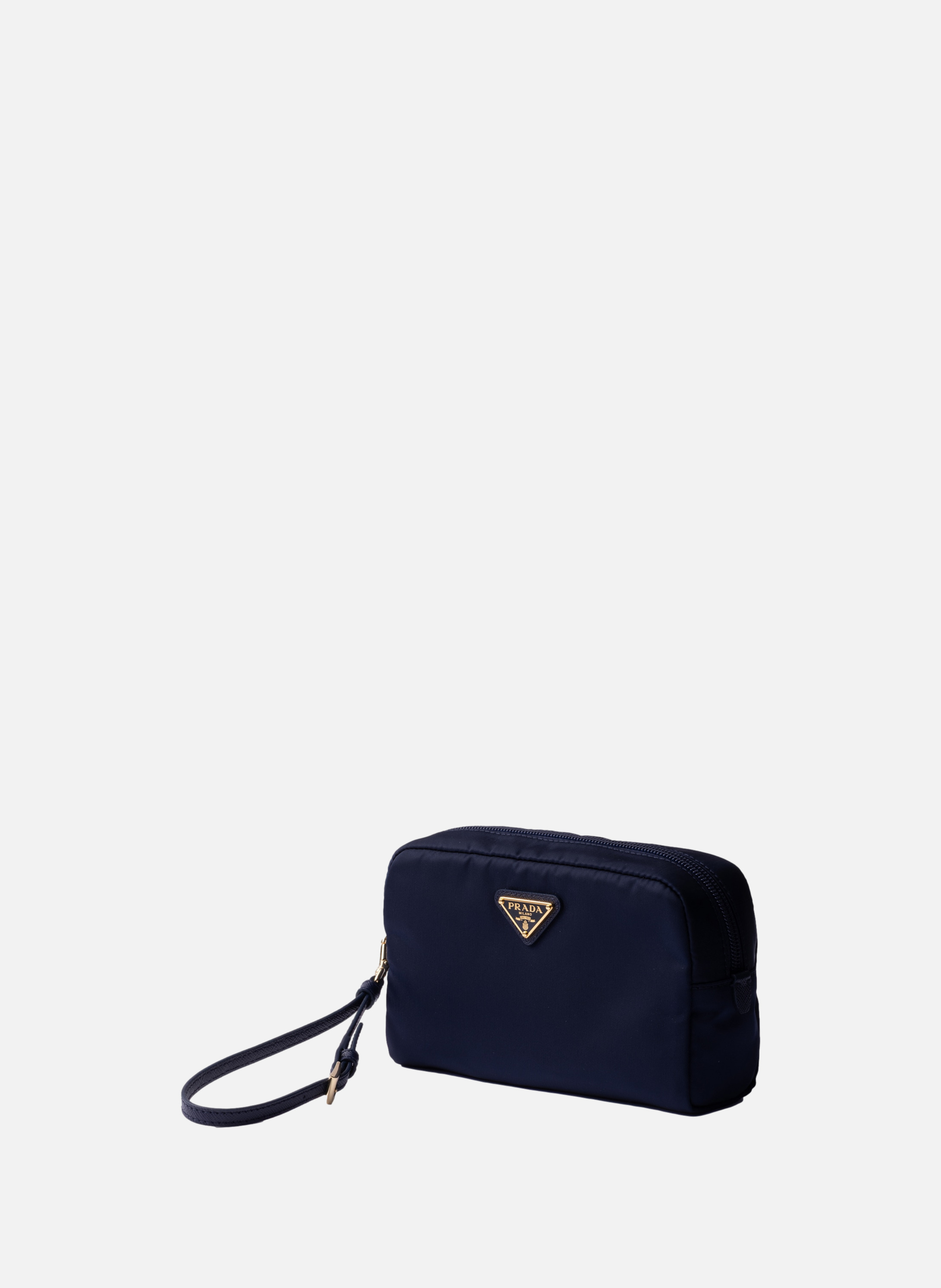 Petite pochette en re-nylon PRADA Bleu