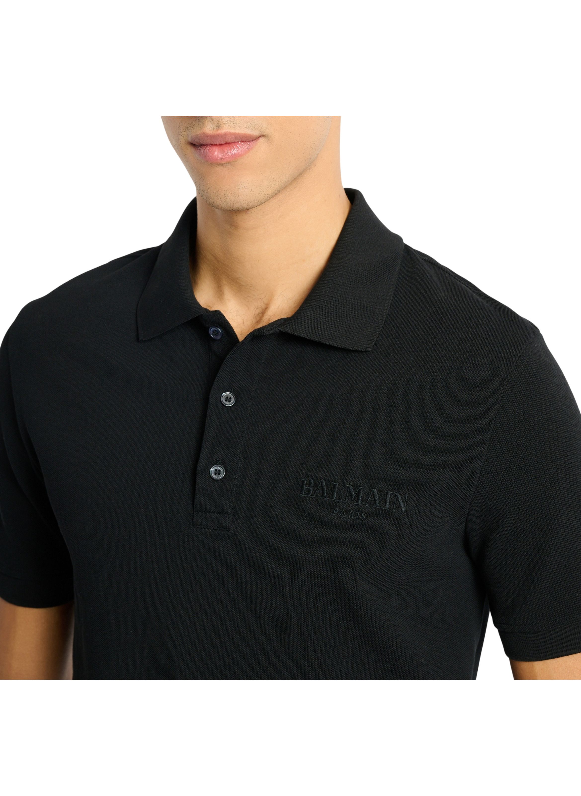 Polo balmain vintage brodé BALMAIN Noir