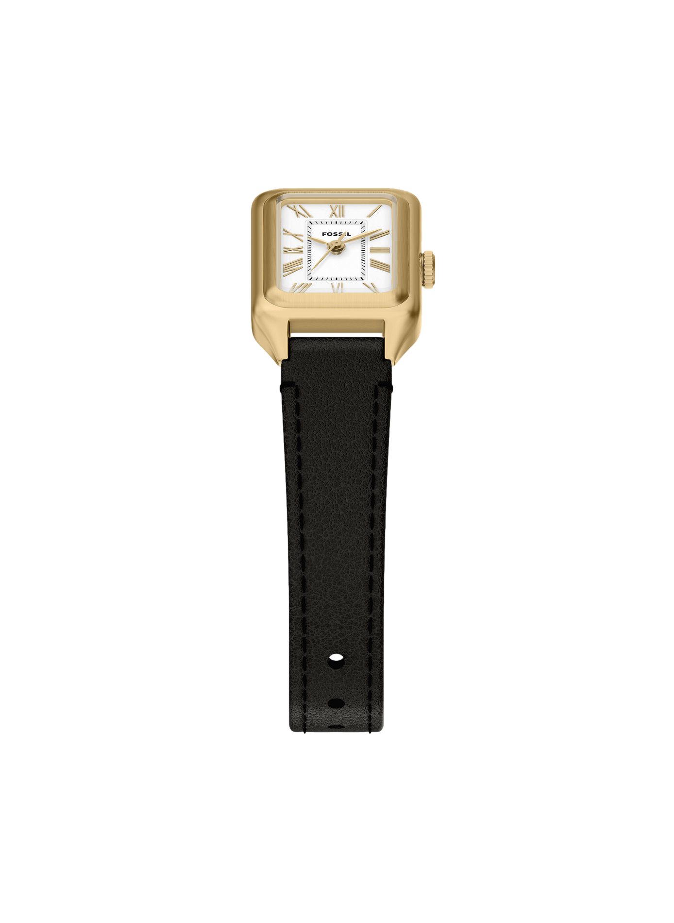 Montre quartz Raquel mini en cuir FOSSIL Blanc