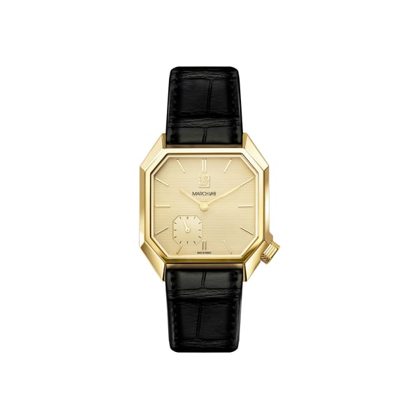Montre automatique Mansart en cuir d'alligator Montre automatique Mansart en cuir d'alligator