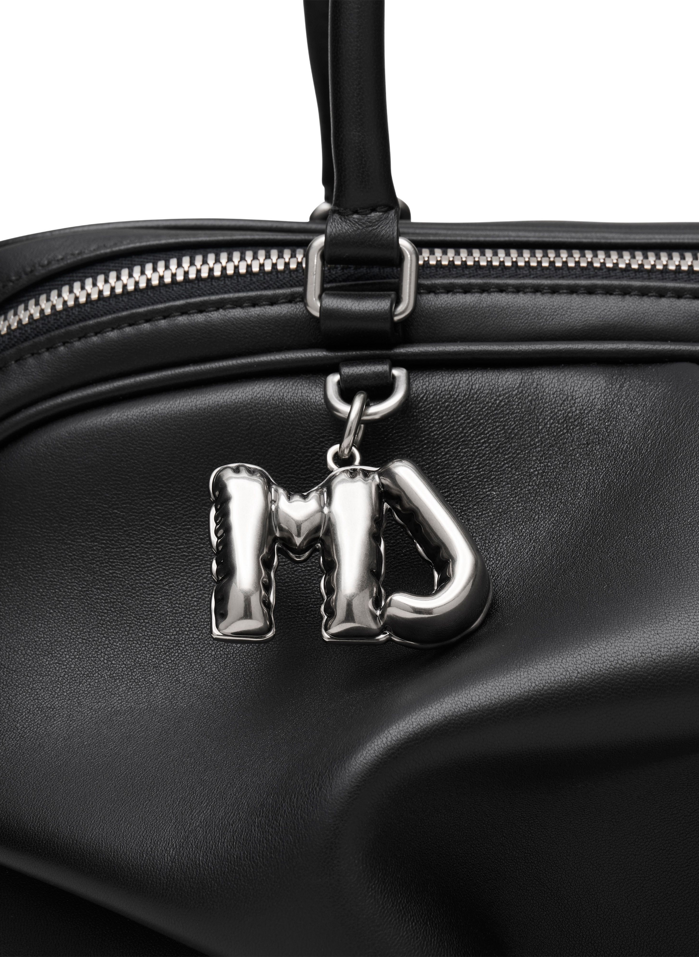 The Wave lamb leather handbag MARC JACOBS Black