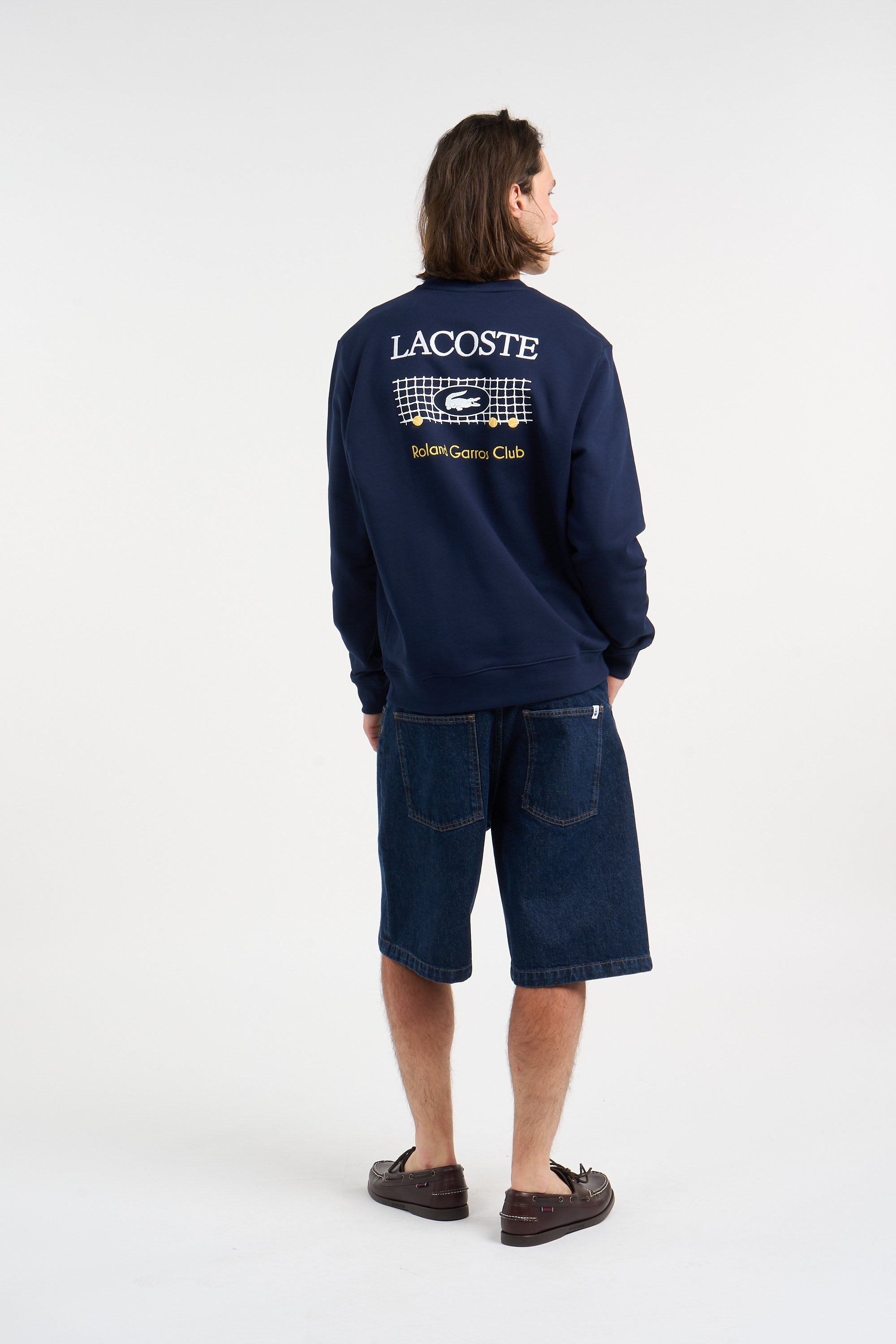Sweatshirt roland garros club LACOSTE Bleu