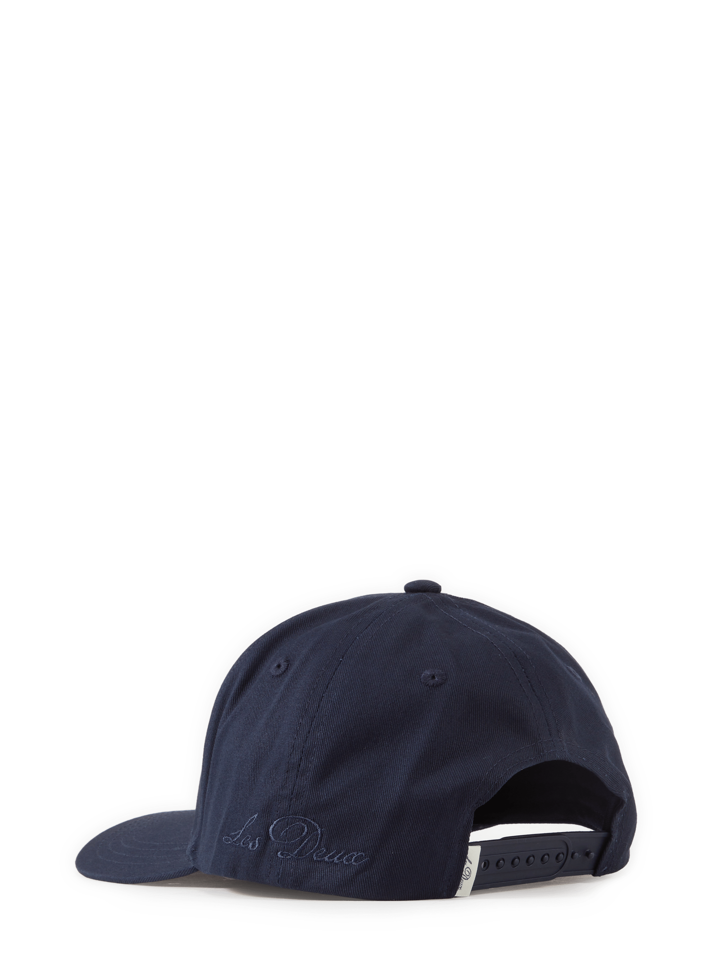 Embroidered cotton baseball cap LES DEUX Blue