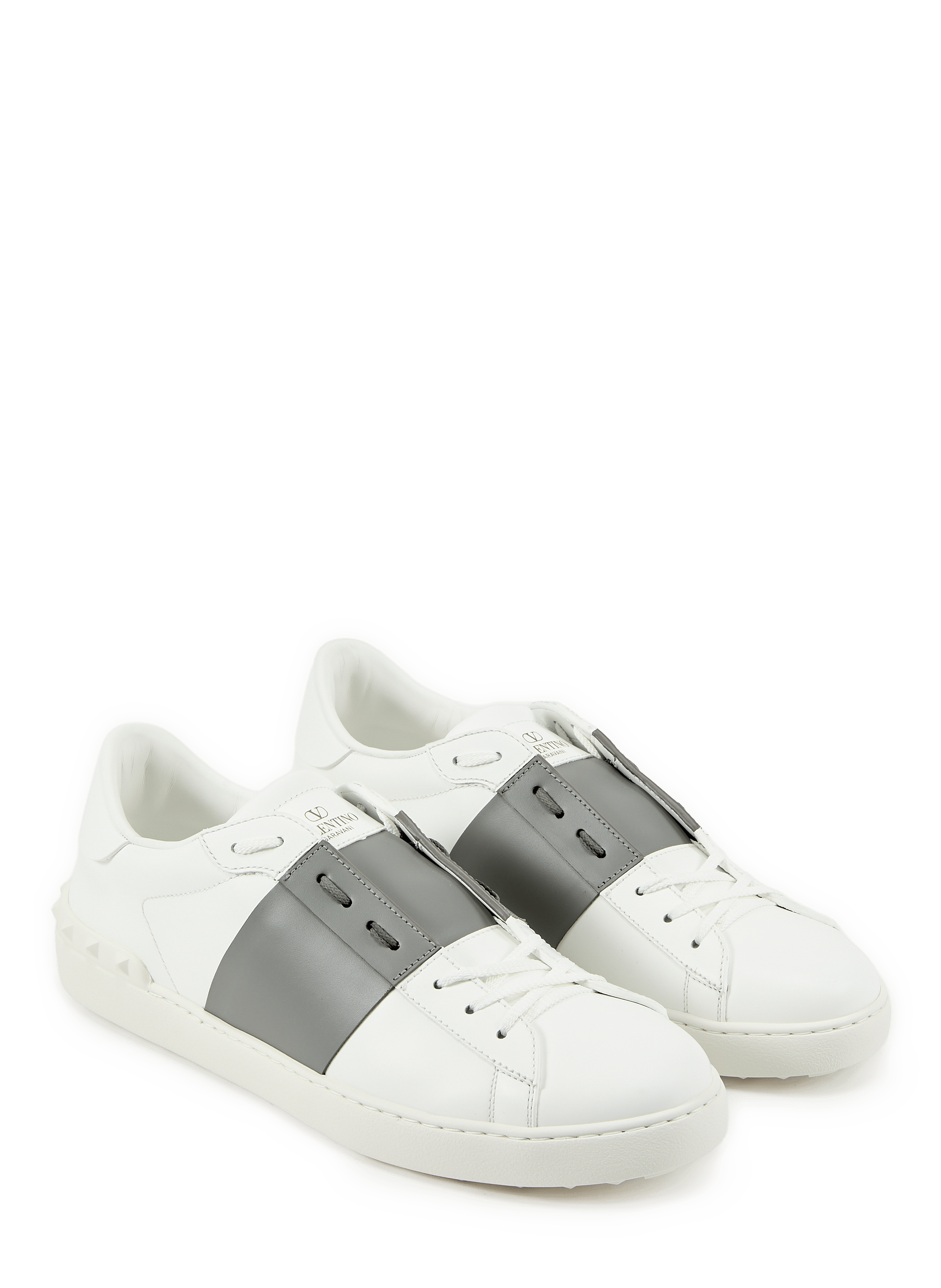 Baskets basses en cuir VALENTINO Blanc