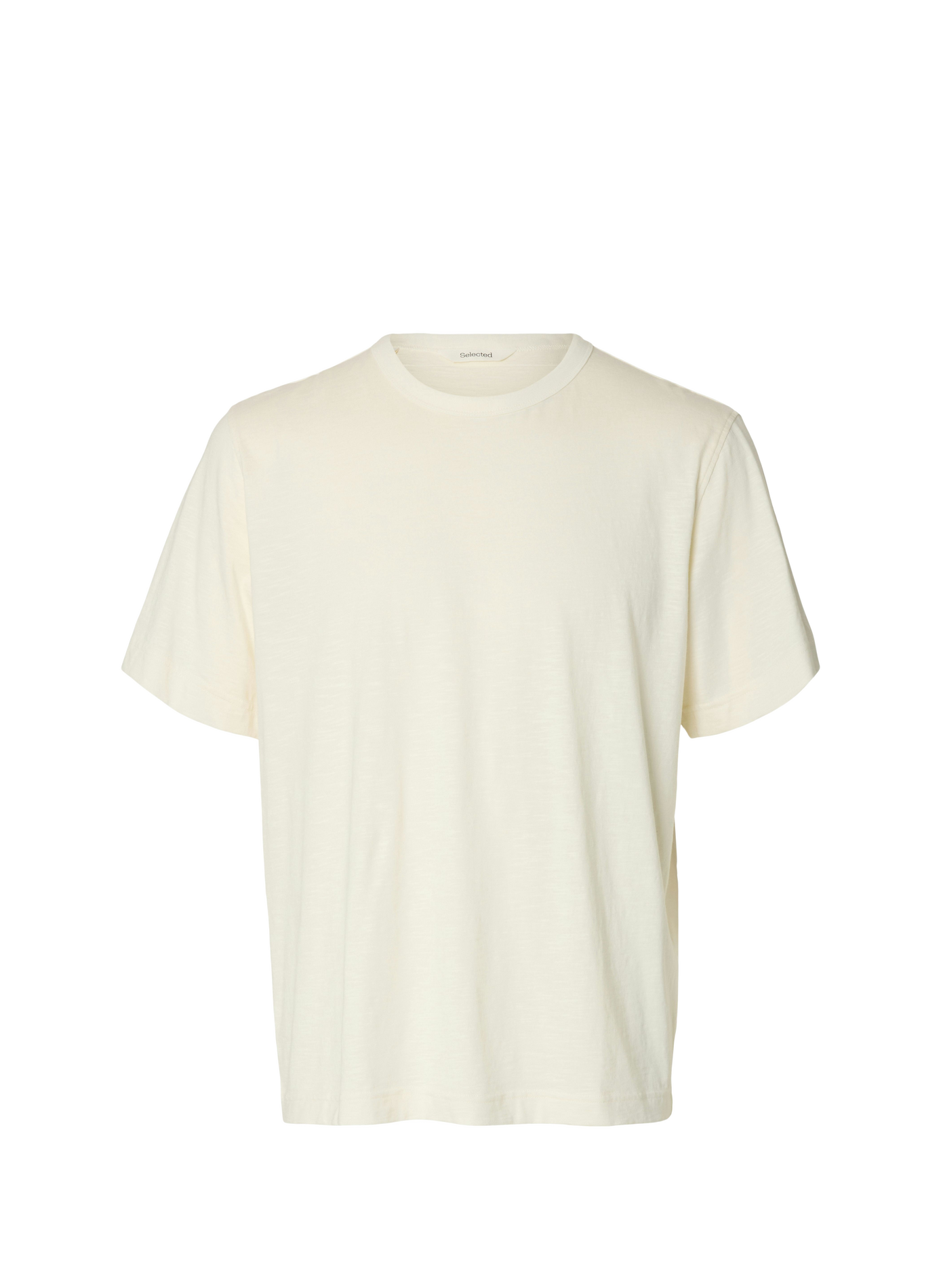 Oversized T-shirt van katoen SELECTED Beige