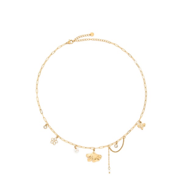 Collier en acier avec charms Collier en acier avec charms