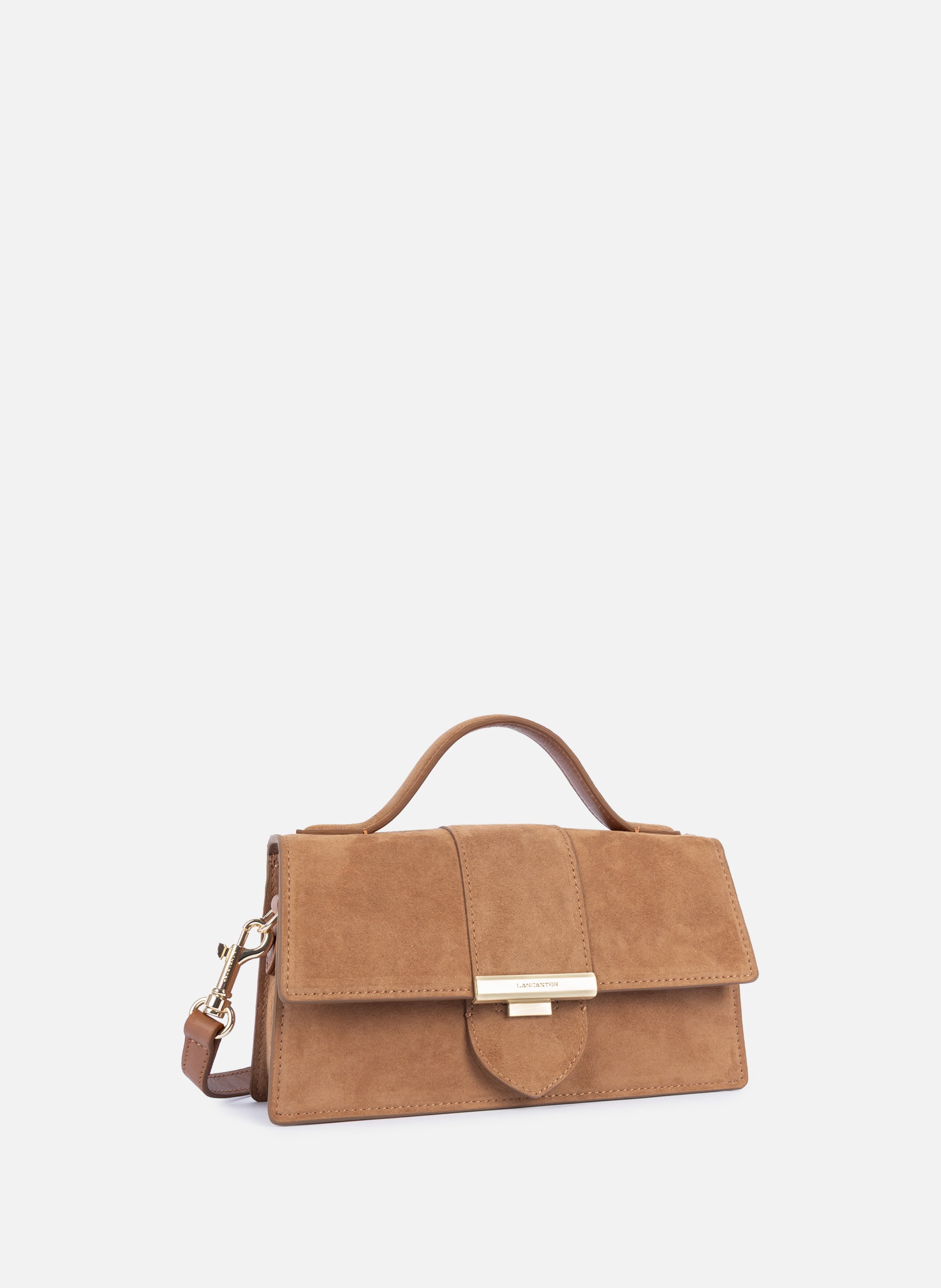 Sac à main - suède ily LANCASTER Marron