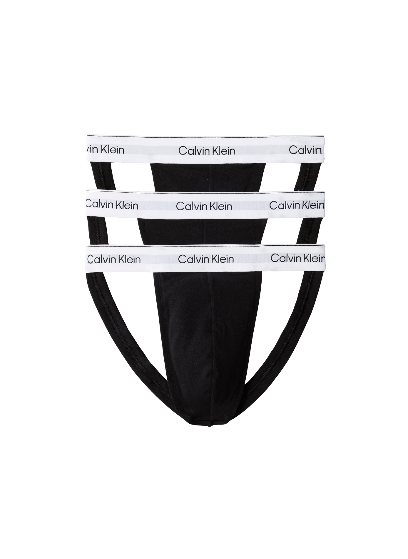 Set aus 3 Jockstraps aus Baumwollmischung CALVIN KLEIN Schwarz