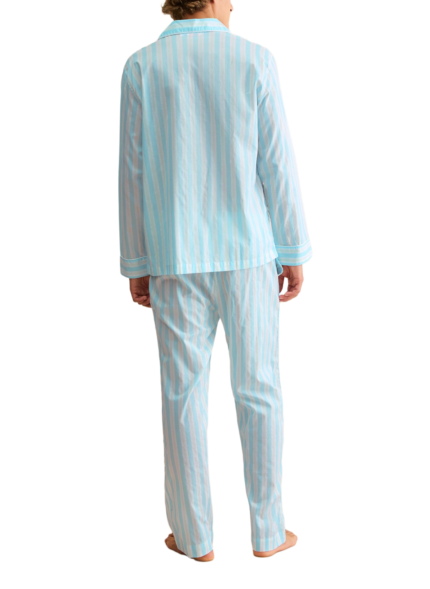 Baumwoll-Pyjamaset DEREK ROSE Blau