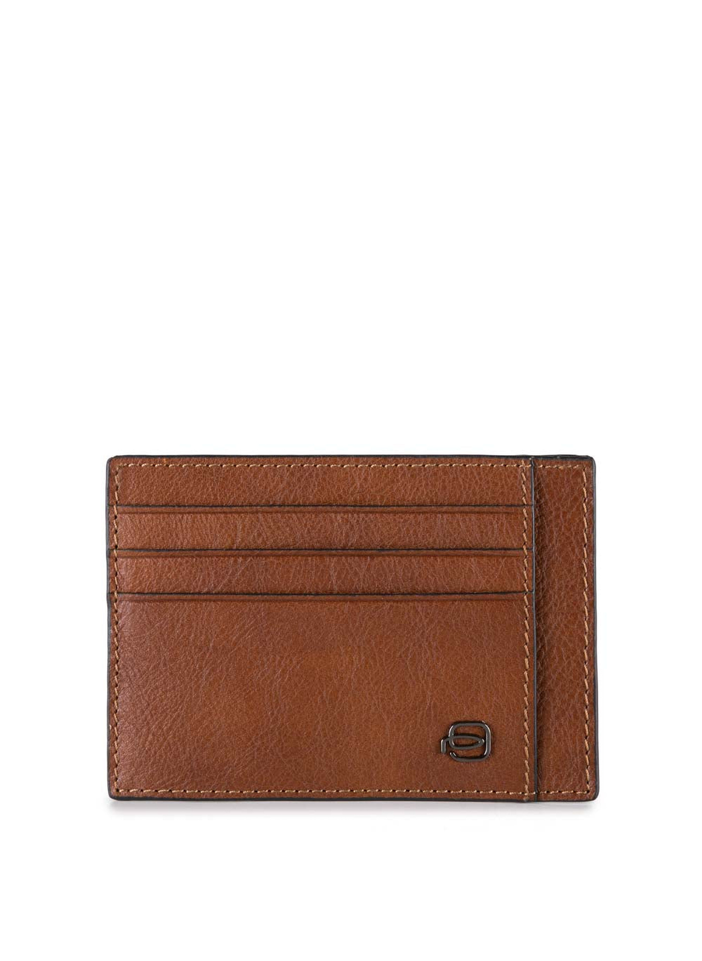 Dunne heren creditcardhouder PIQUADRO Bruin