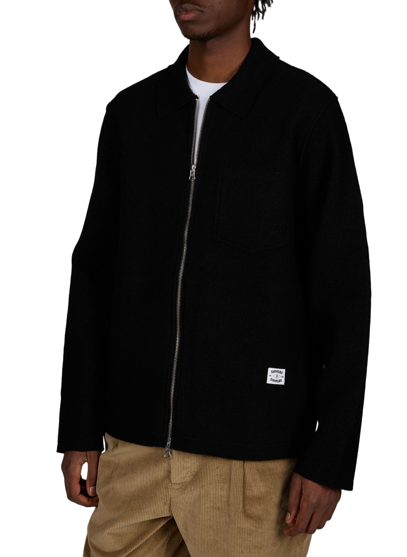 Wolljacke SAMSOE SAMSOE Schwarz