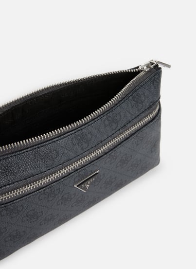 Guess black clutch bag shop