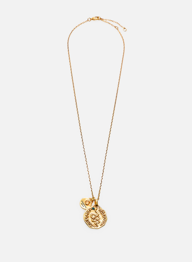 Carthage serpent medal necklace GOOSSENS