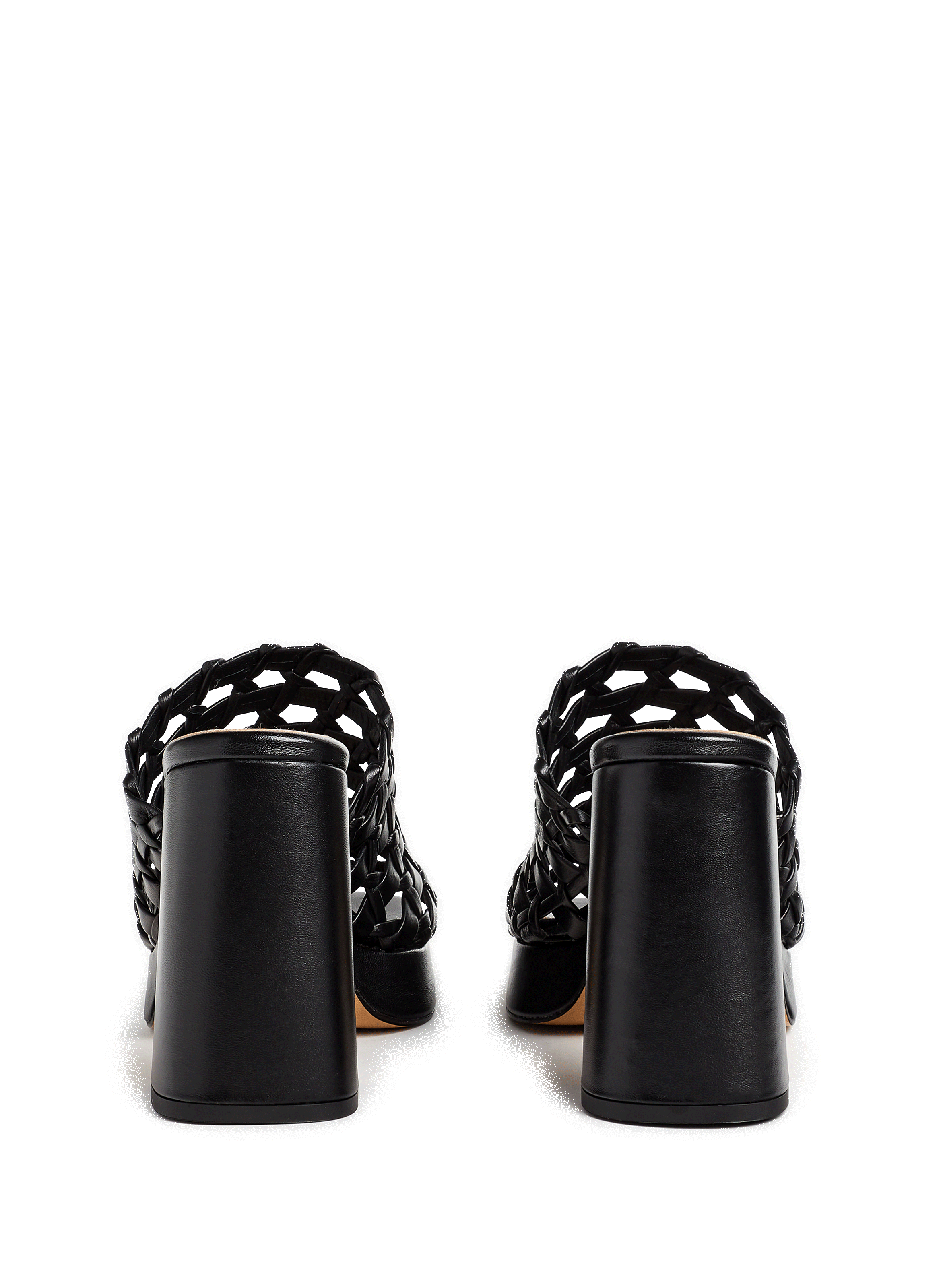 Mules Alba en cuir SOULIERS MARTINEZ Noir