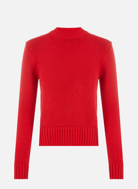 Red knit sweaterPOLO RALPH LAUREN 