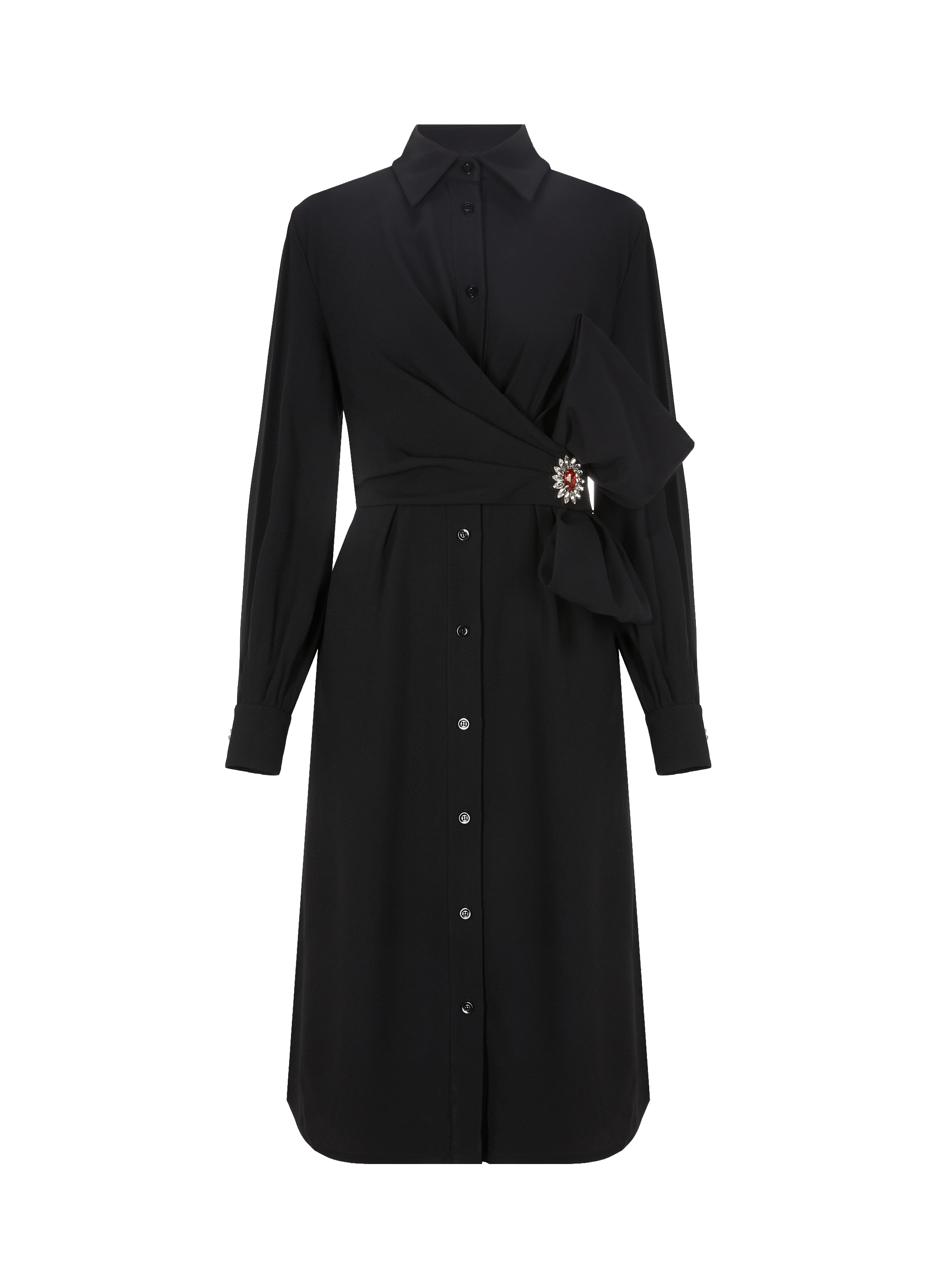 Robe avec détail noeud