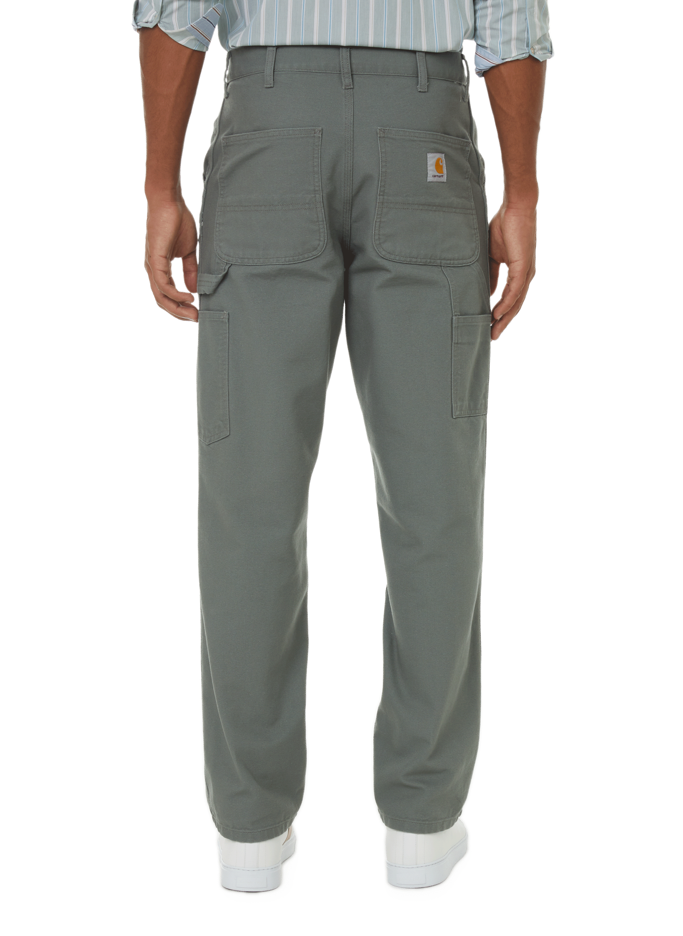 Single Knee cotton trousers CARHARTT WIP Green